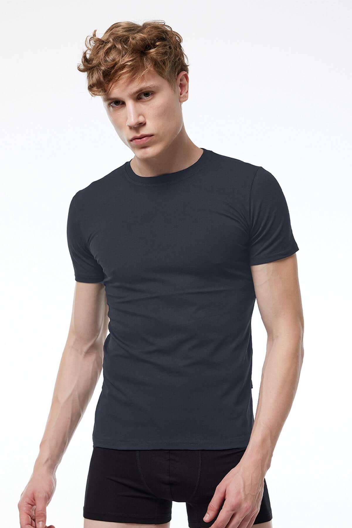 Malabadi 030 Erkek Modal USA Yaka Kısa Kol Body