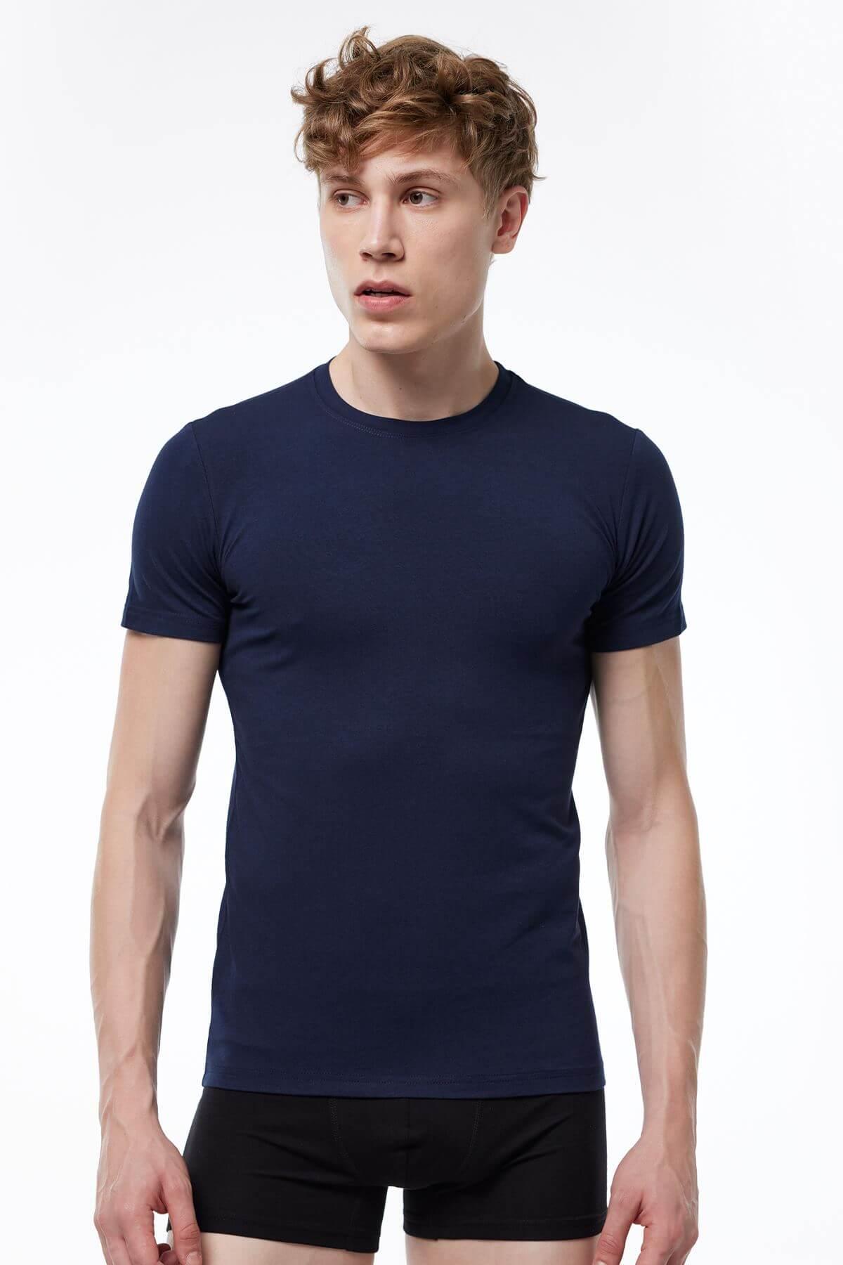 Malabadi 030 Erkek Modal USA Yaka Kısa Kol Body