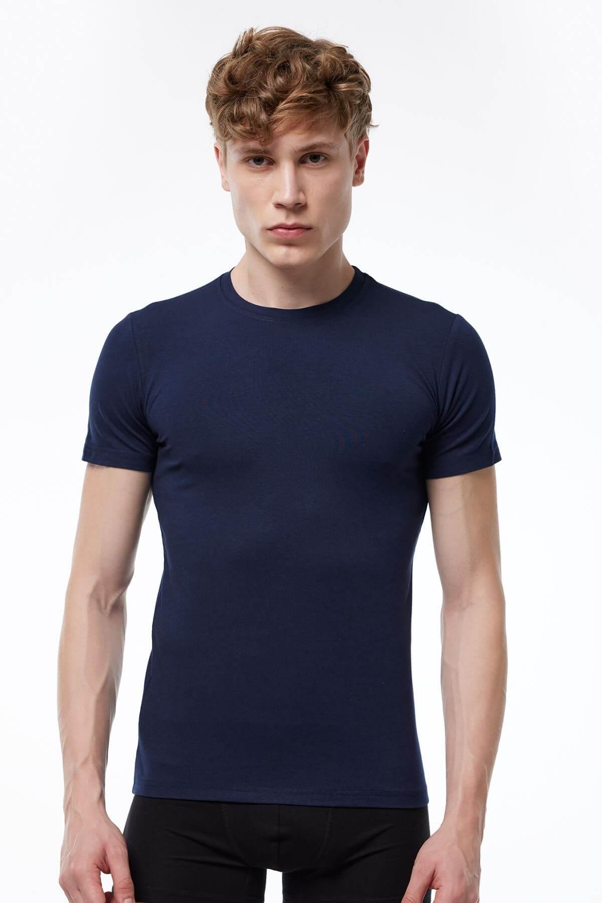 Malabadi 030 Erkek Modal USA Yaka Kısa Kol Body