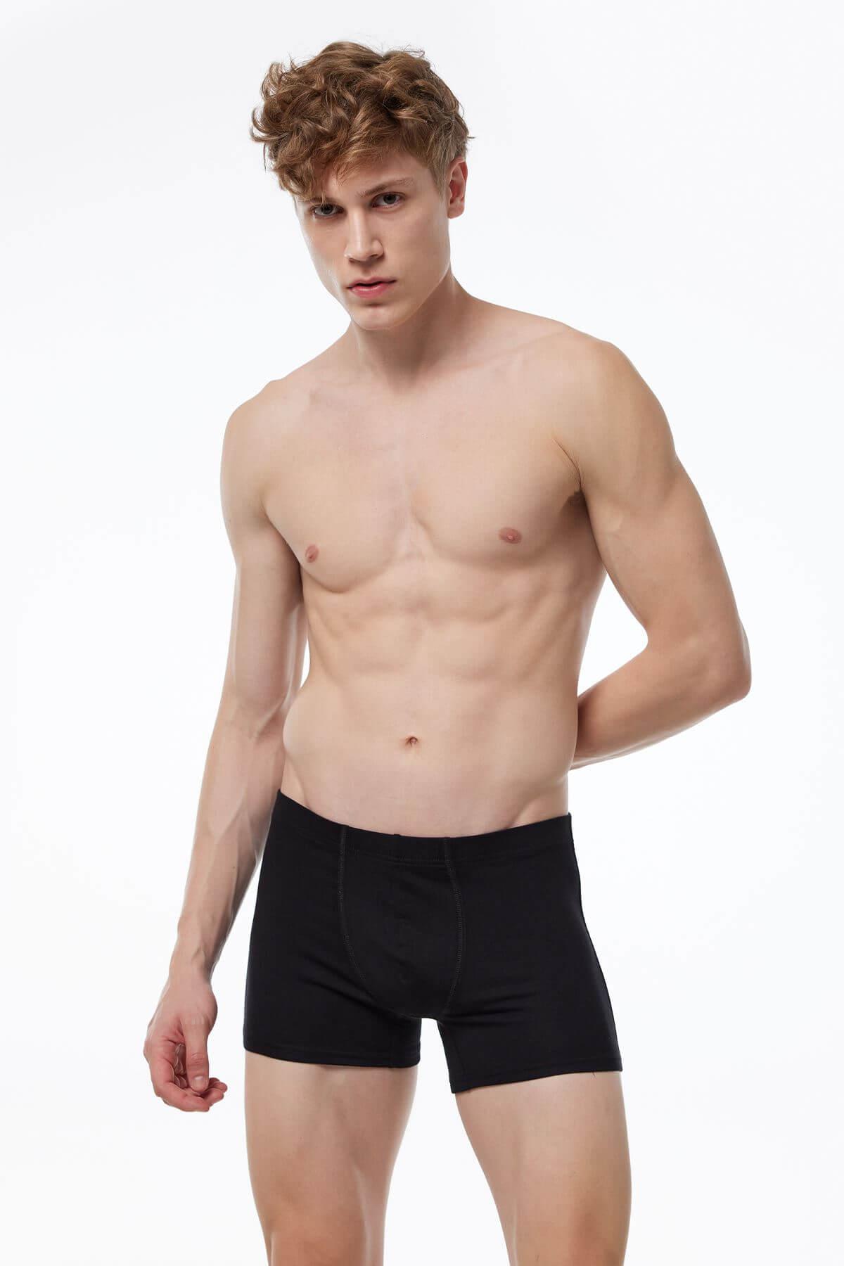 Malabadi 058 3'Lü Paket Erkek Modal Likralı Boxer