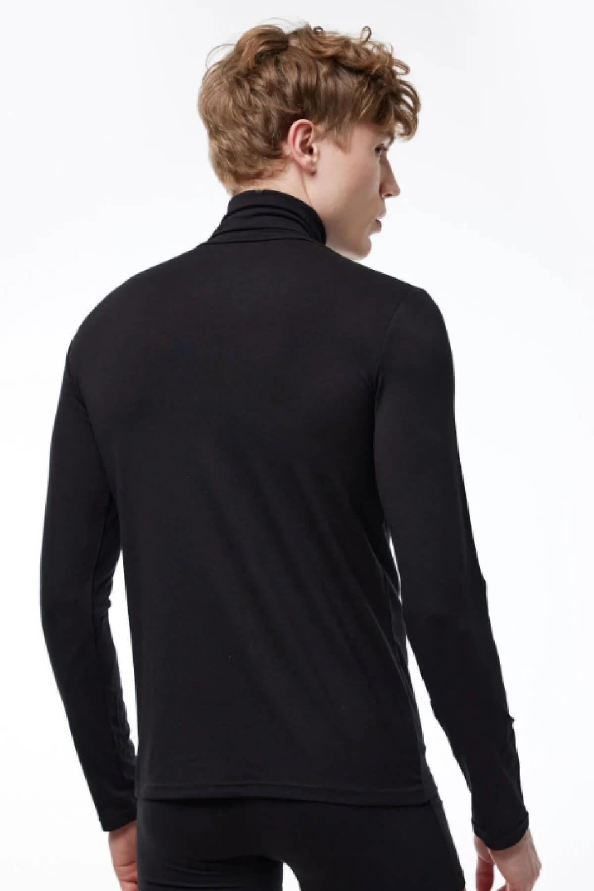 Malabadi 063 Erkek Tam Balıkçı Yaka Uzun Kol Likralı Modal Body