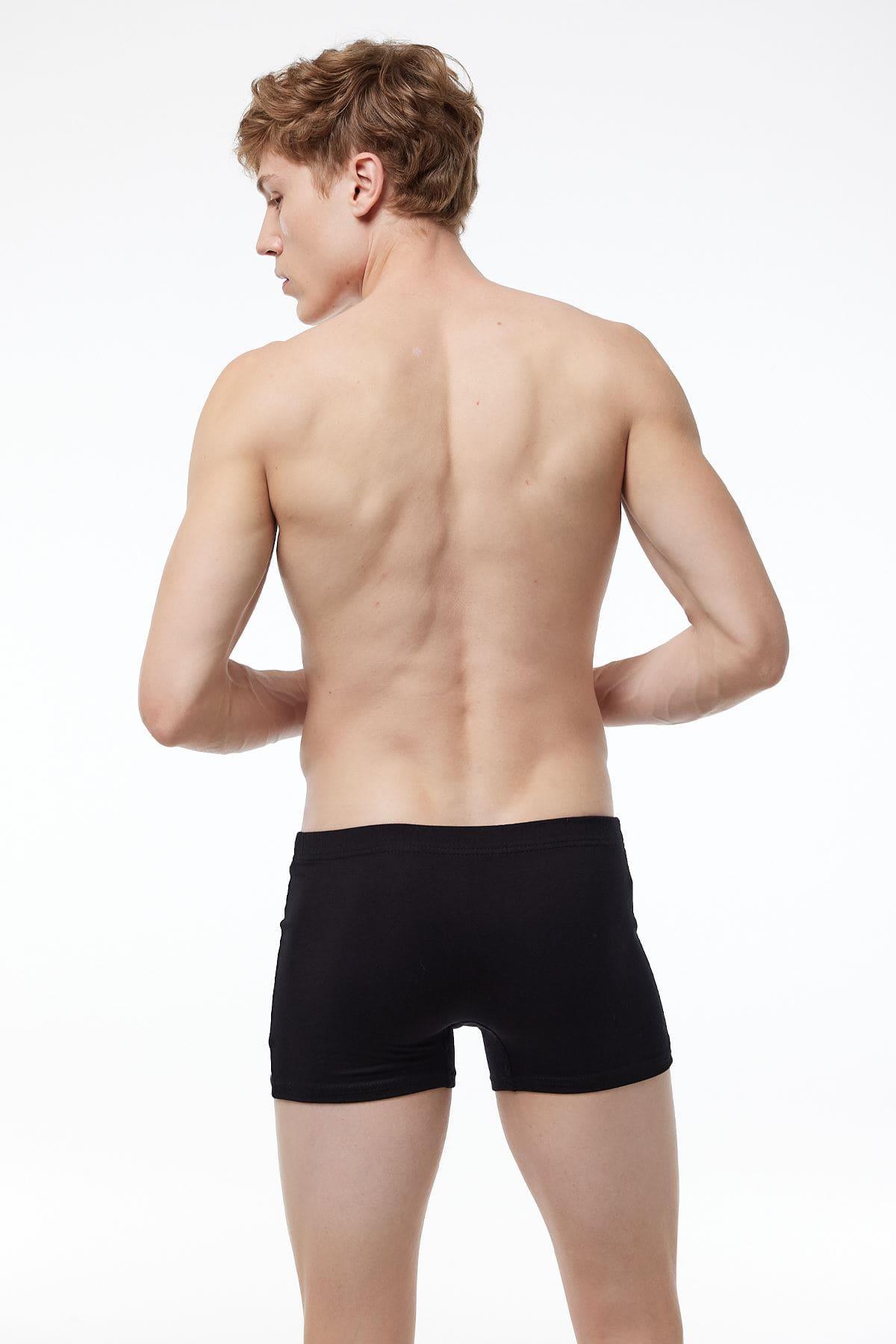 Malabadi 074 - 2' Li Paket Erkek Likralı %95 Pamuk Boxer