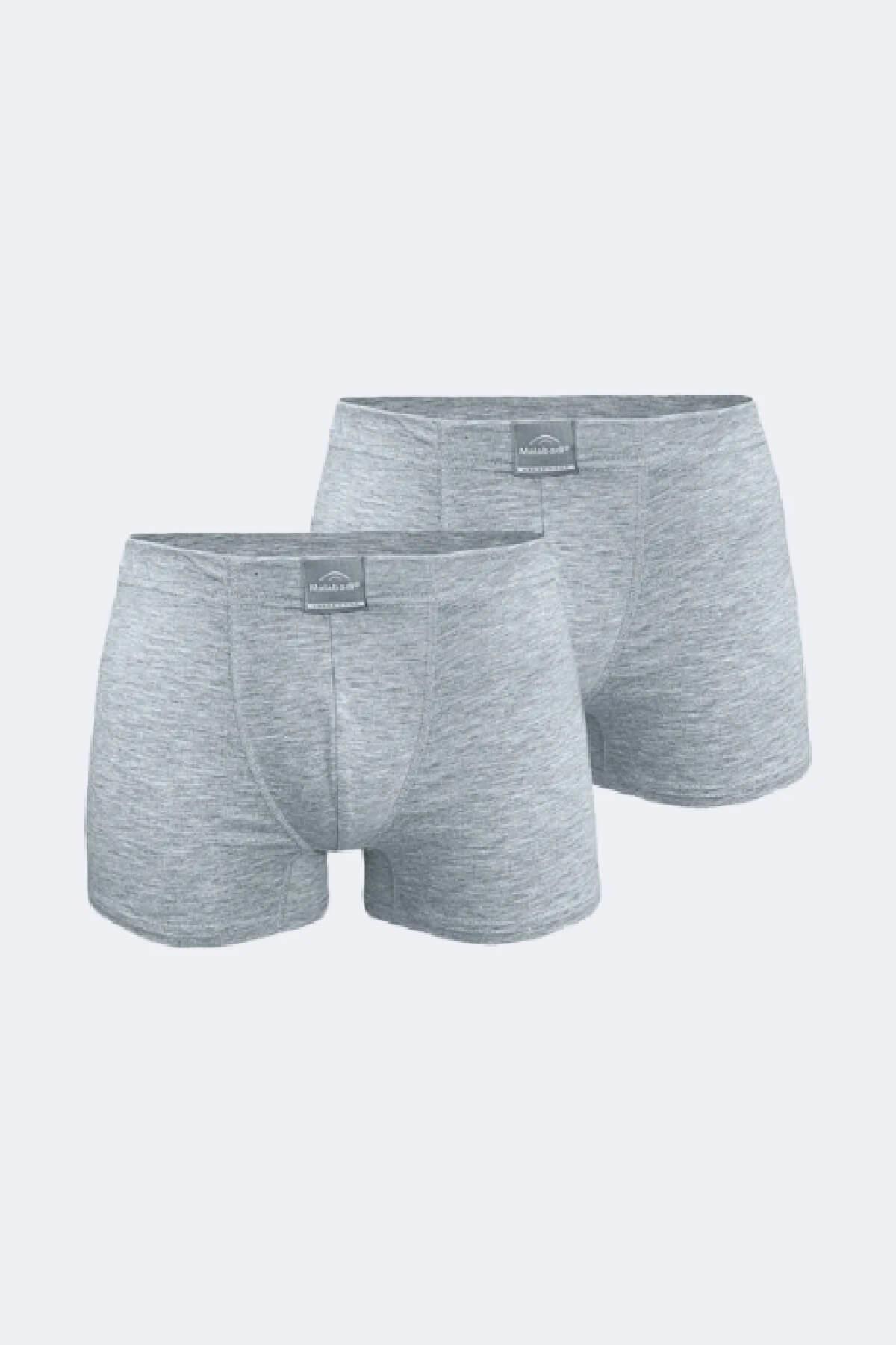 Malabadi 074 - 2' Li Paket Erkek Likralı %95 Pamuk Boxer