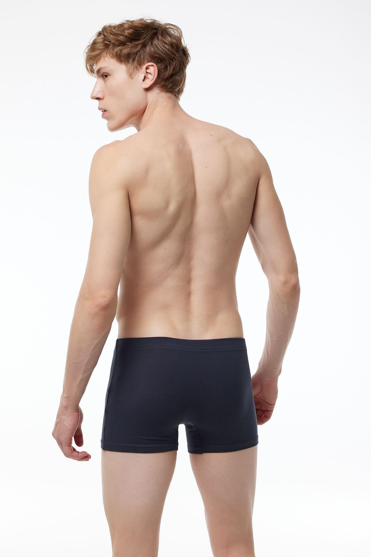 Malabadi 074 - 2' Li Paket Erkek Likralı %95 Pamuk Boxer