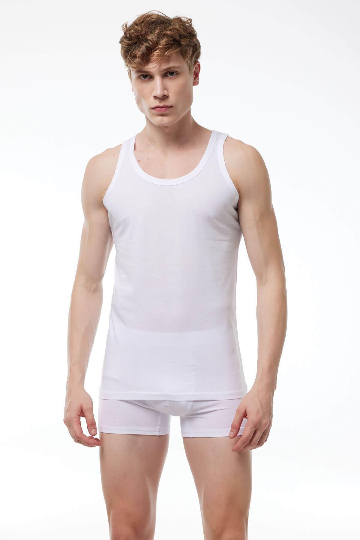 Malabadi 082 Erkek Modal 2'li Paket Yaz Serinliği Atlet & Yaz Atleti