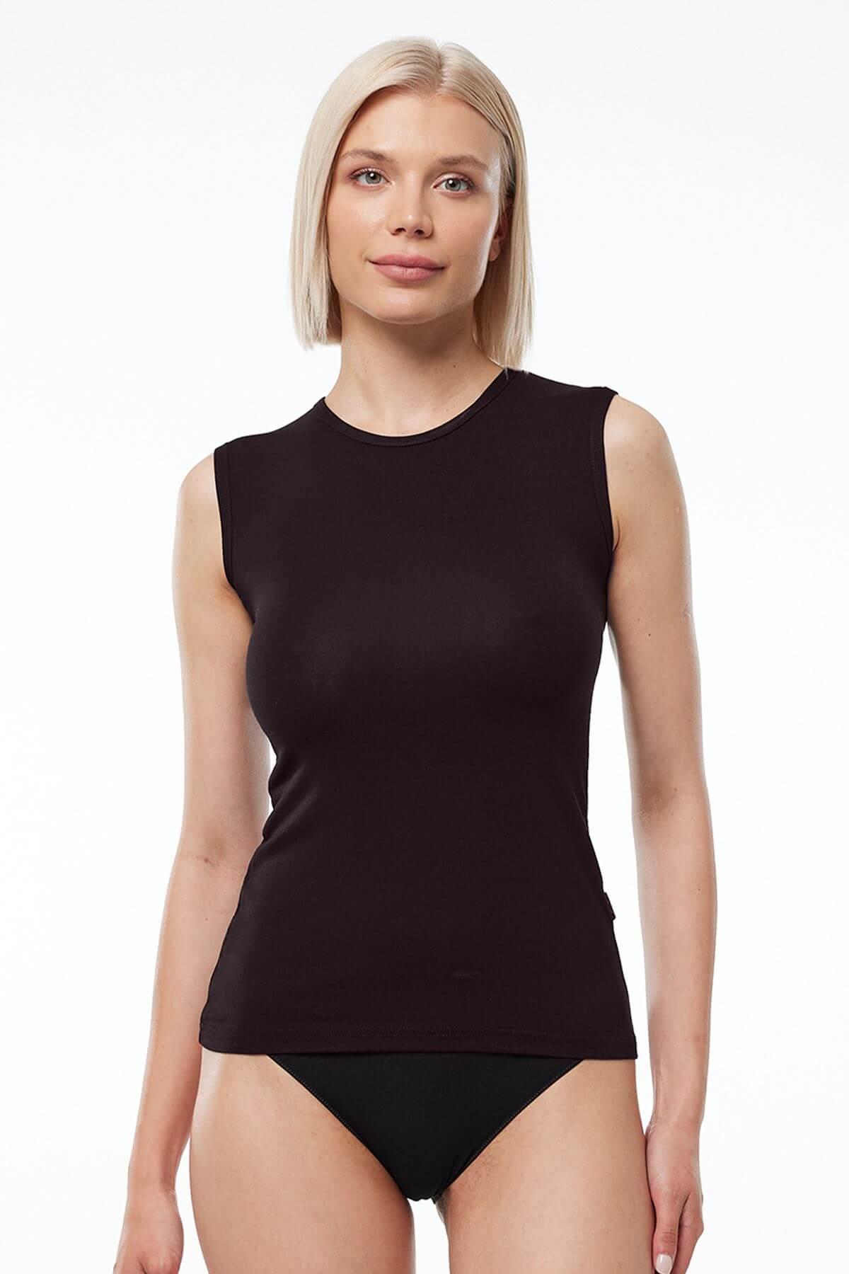 Malabadi 1048 Kadın Modal Kolsuz ( Sıfır Kol ) Body & Atlet