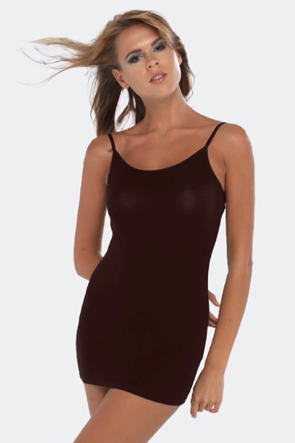 Malabadi 144 Kadın Modal İp Askılı Uzun Atlet