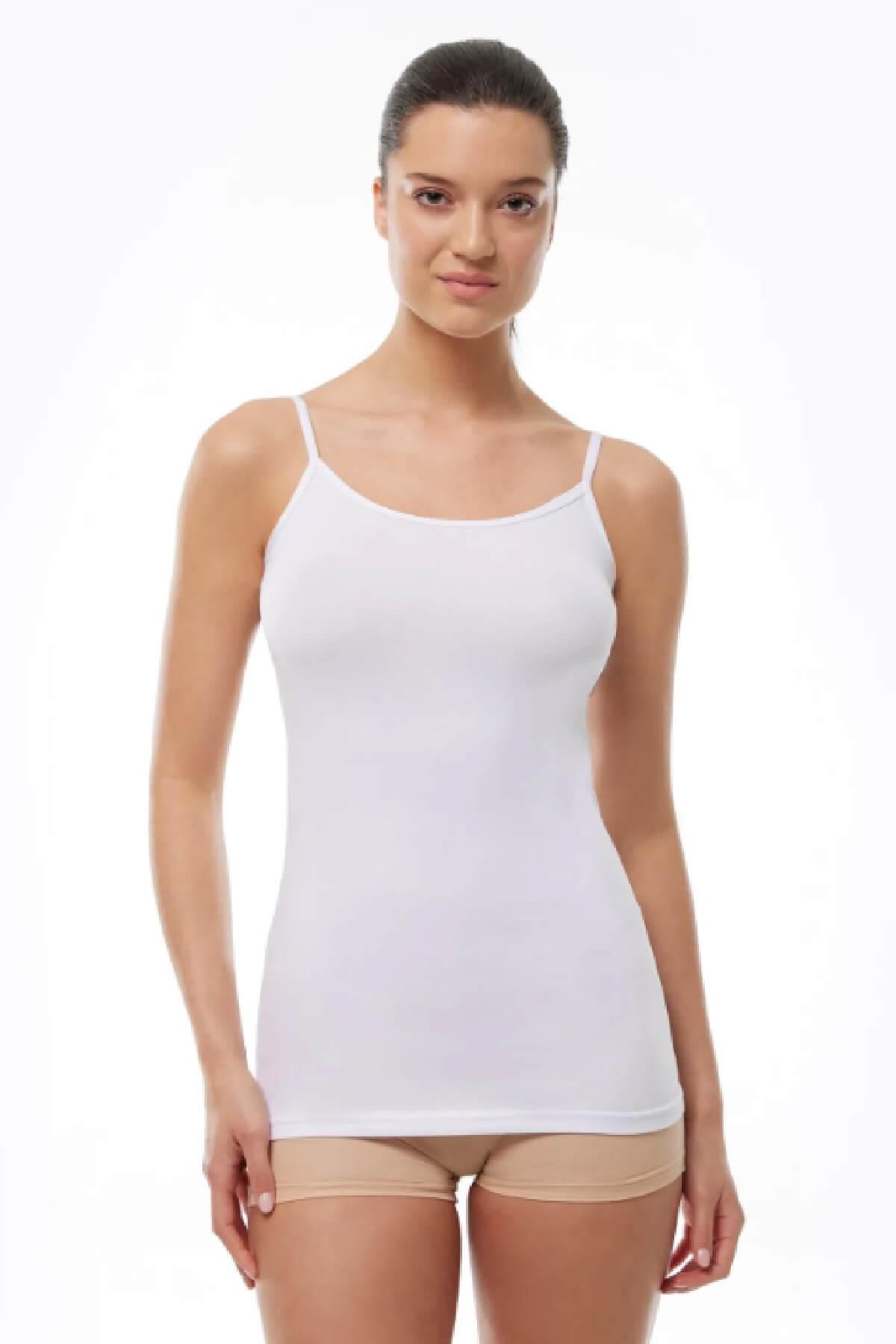 Malabadi 144 Kadın Modal İp Askılı Uzun Atlet