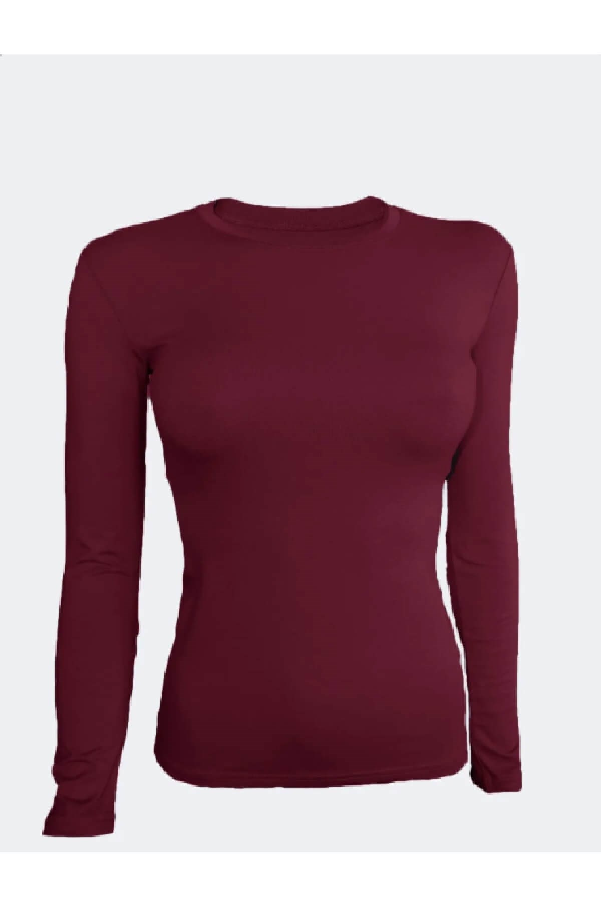 Malabadi 182 Kadın Modal USA ( Bisiklet ) Yaka Uzun Kol Body