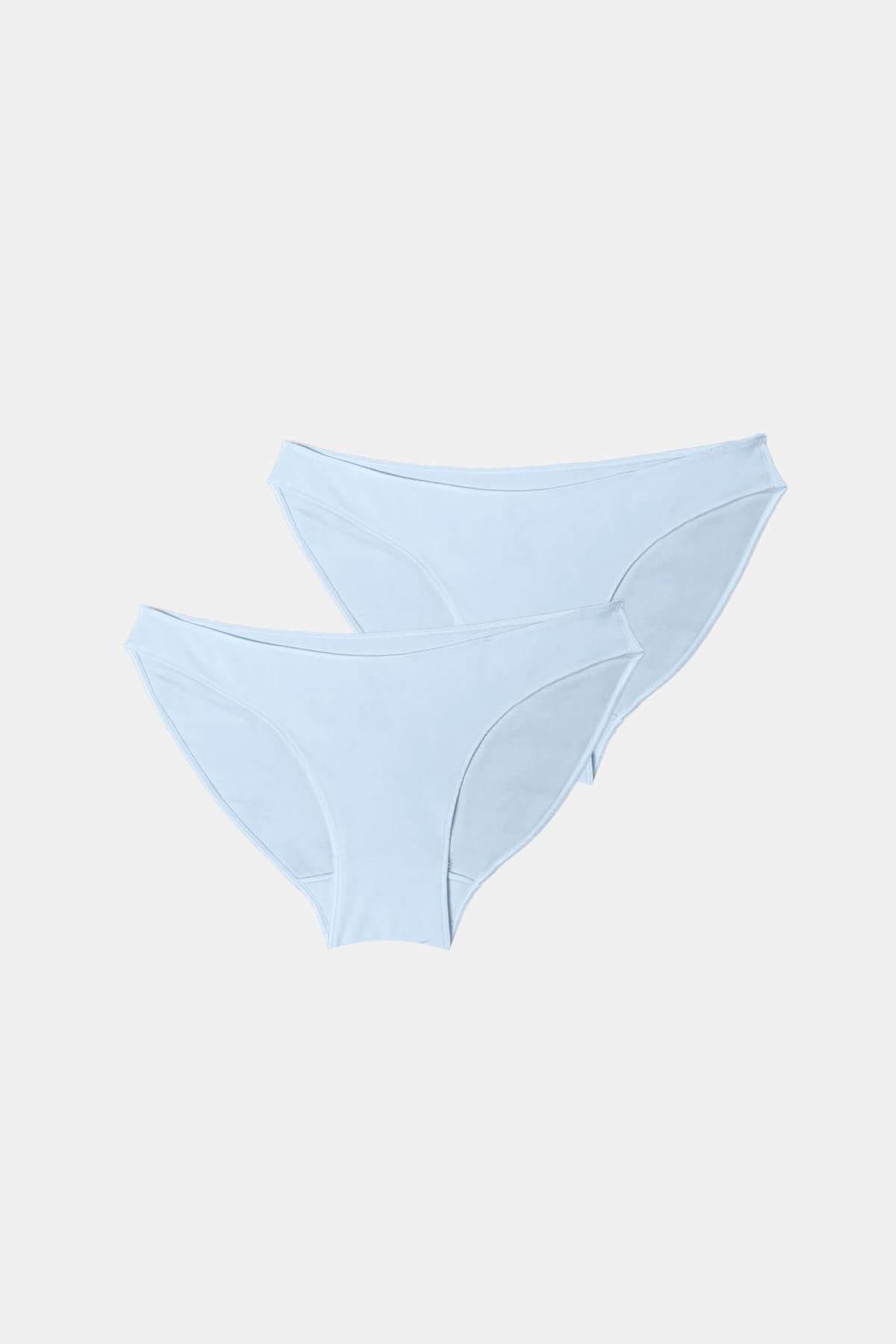 Malabadi 183 2'Li Paket Kadın Modal Düşük Bel Iz Yapmayan Slip & Külot