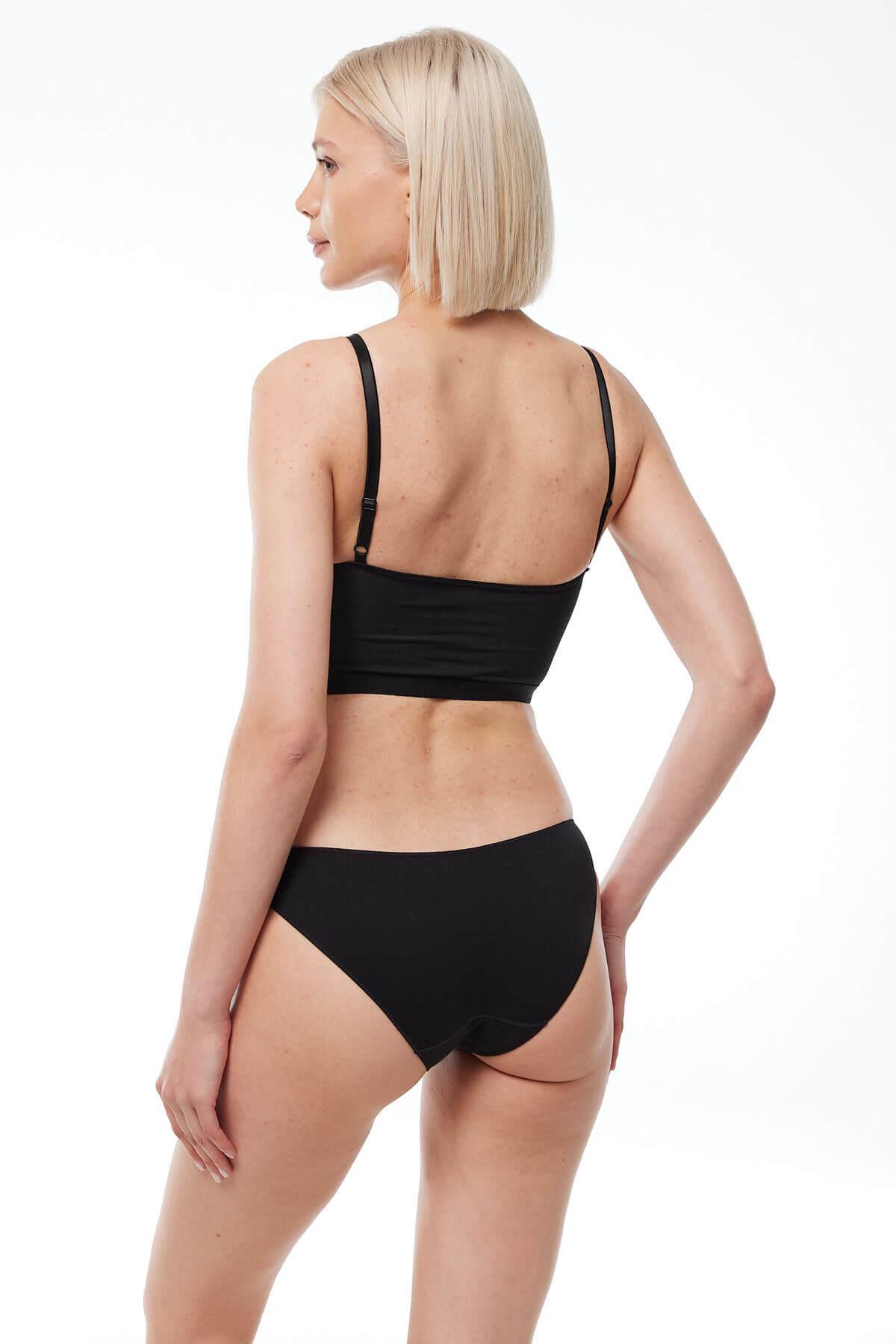 Malabadi 183 6'Lı Paket Kadın Modal Düşük Bel Iz Yapmayan Slip & Külot