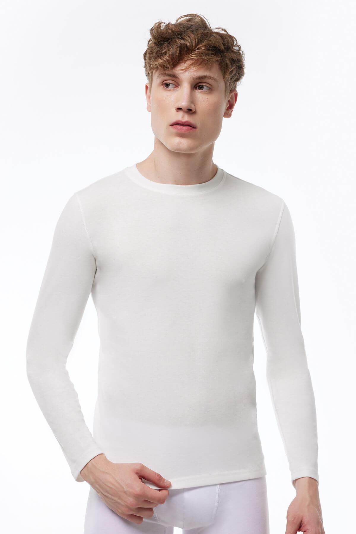 Malabadi 609 Erkek Termal Bisiklet Yaka Uzun Kol Üst İçlik