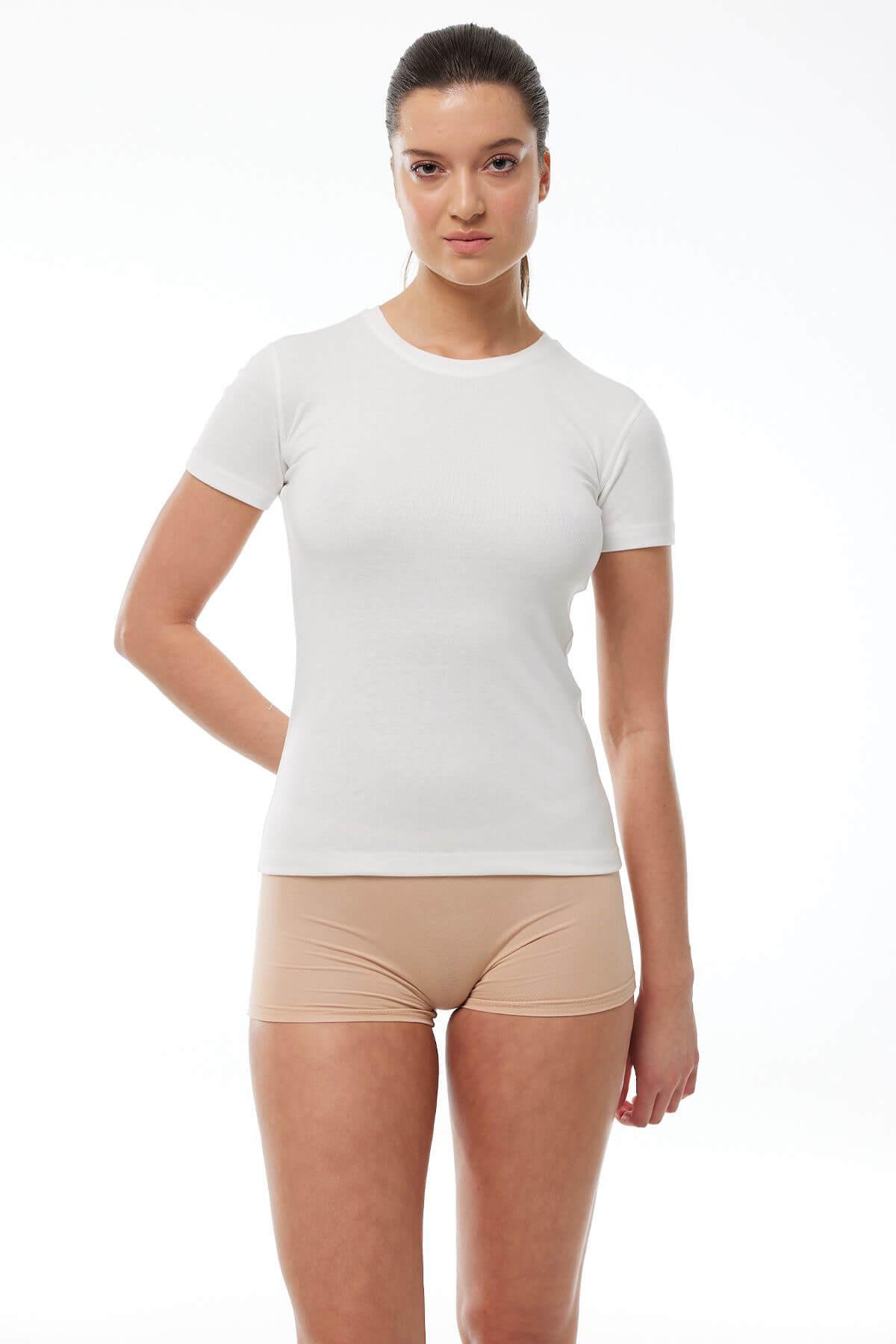 Malabadi 705 Kadın Bisiklet Yaka Kısa Kol Termal Üst İçlik