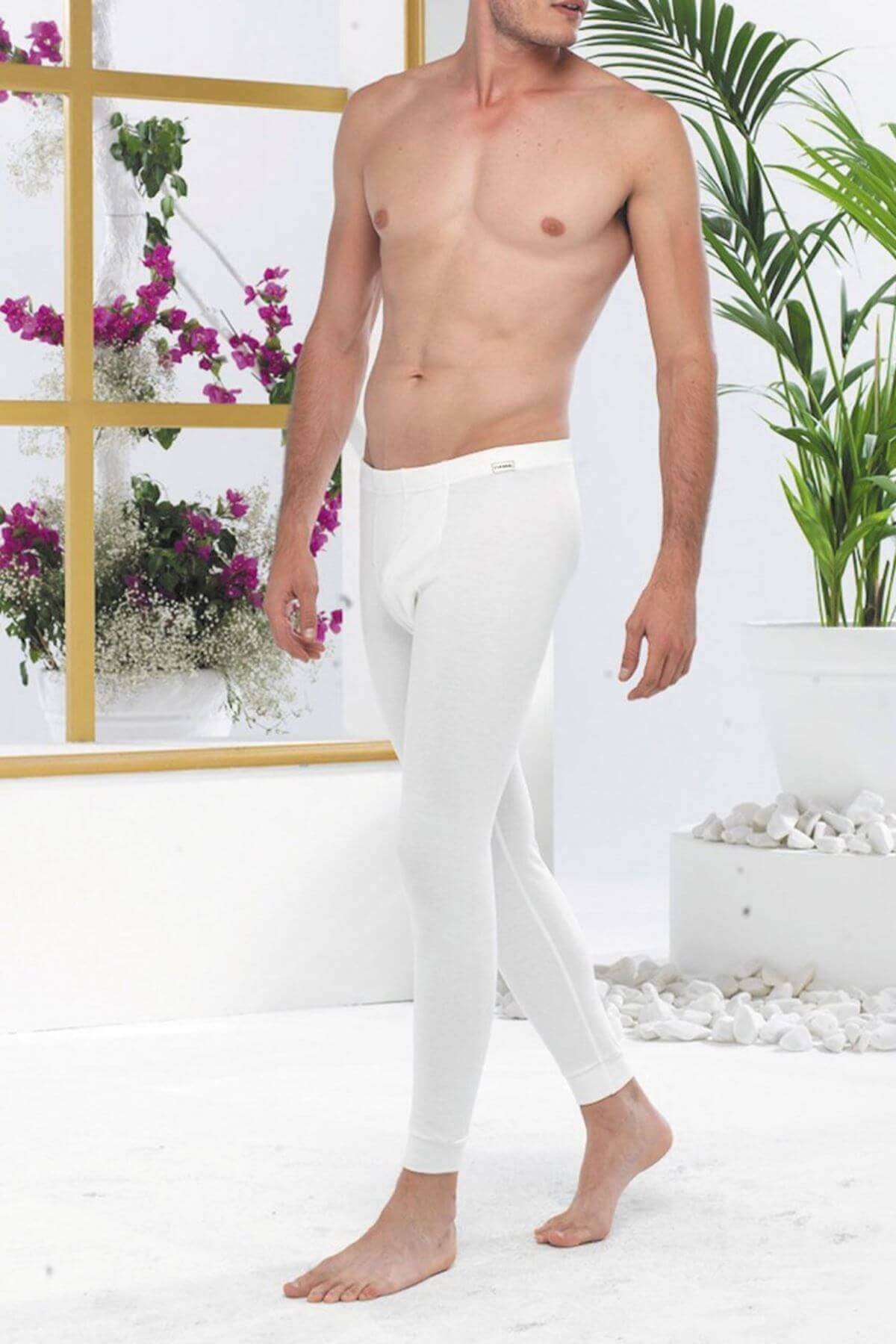 Malabadi Erkek Termal Alt İçlik Tayt Ekru