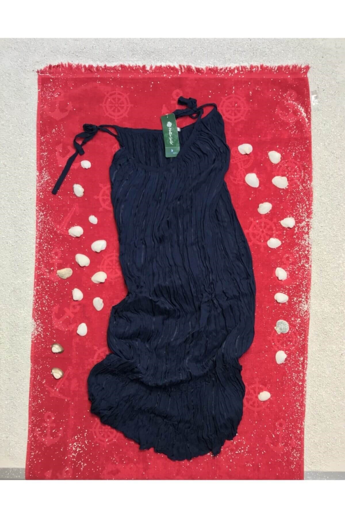 Maria Luisa 7020 Kadın Helen Bürümcük İnce Askılı Astarlı Elbise