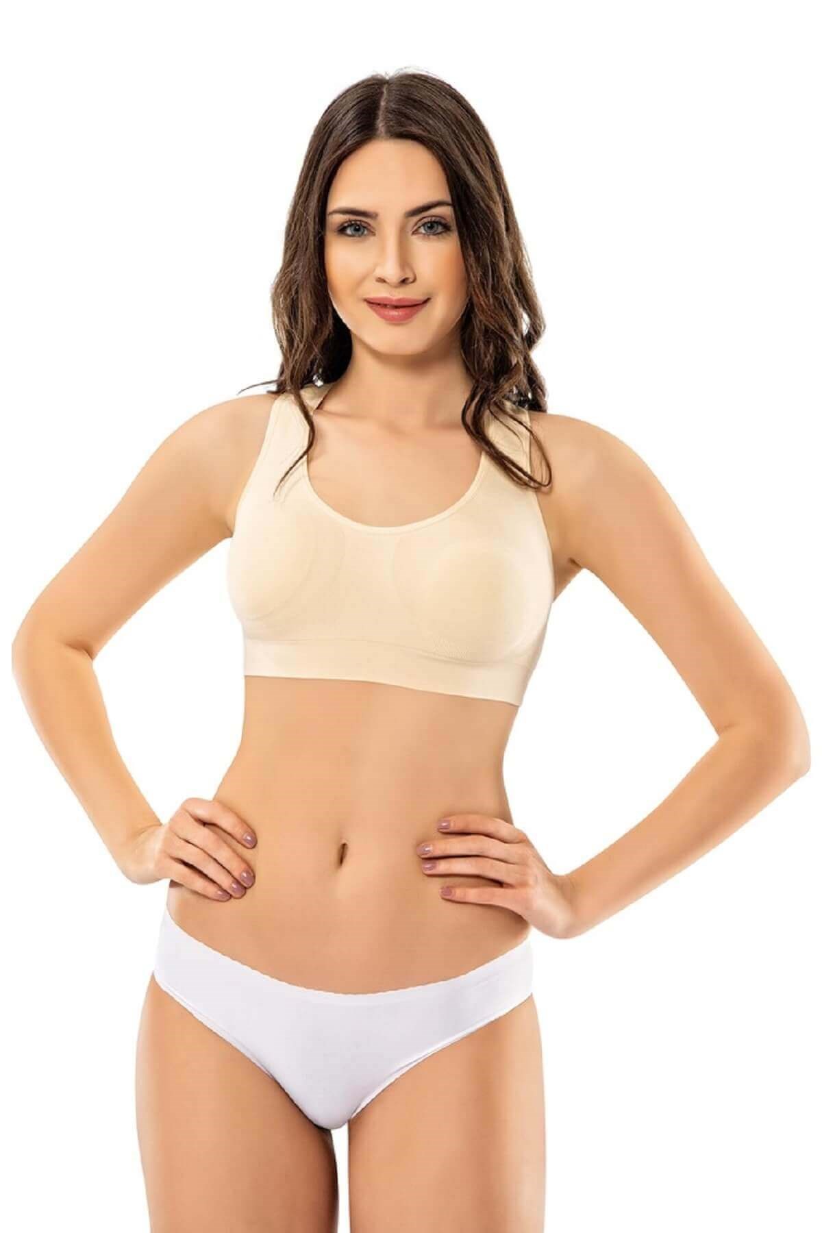 Miss Modinn Kalın Askılı Tak Çıkar Pedli Sporcu Sütyeni