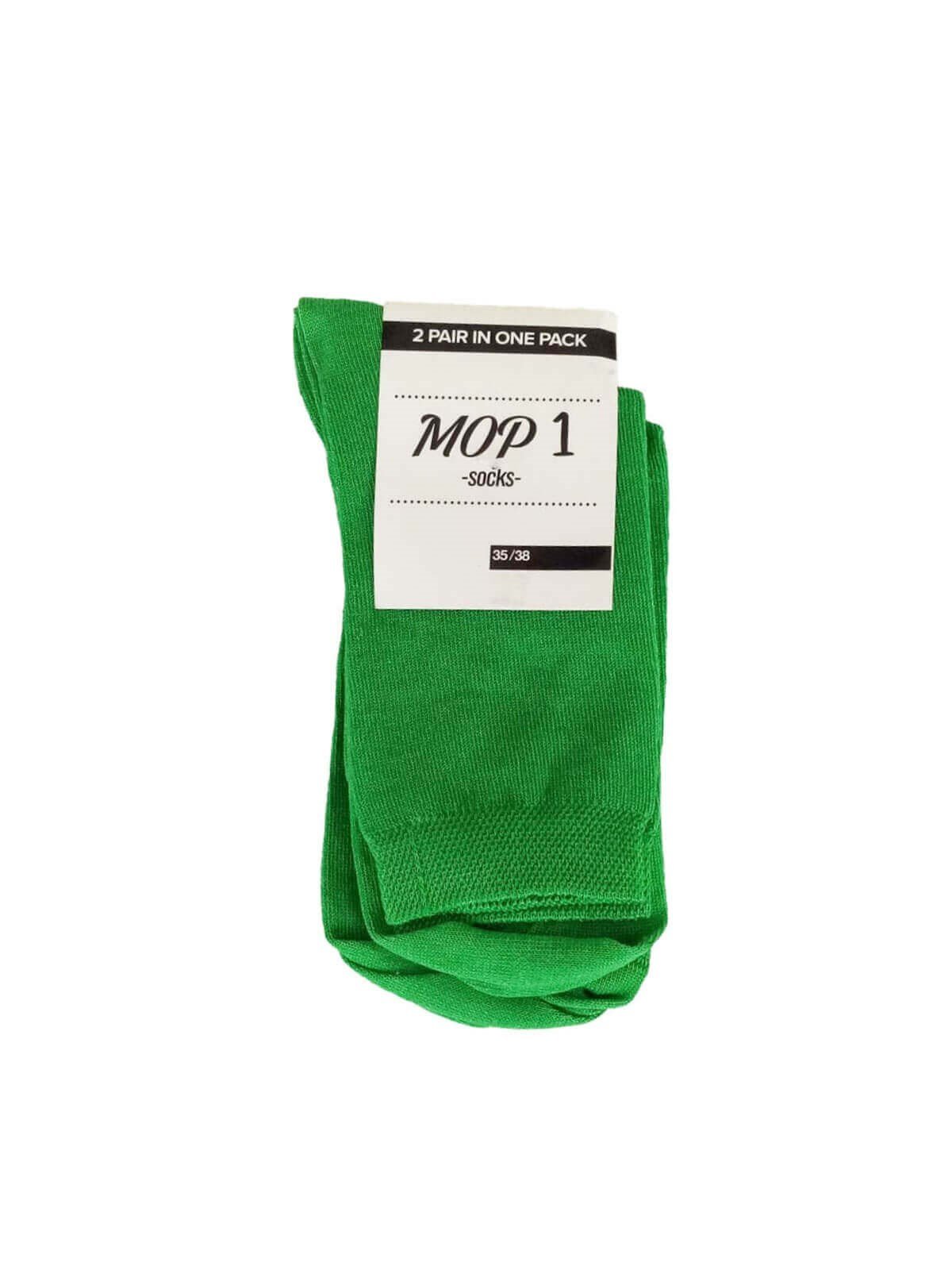 Mop 2'li Paket 35-38 Numara 4 Mevsim %95 Pamuk Unisex Soket Çorap