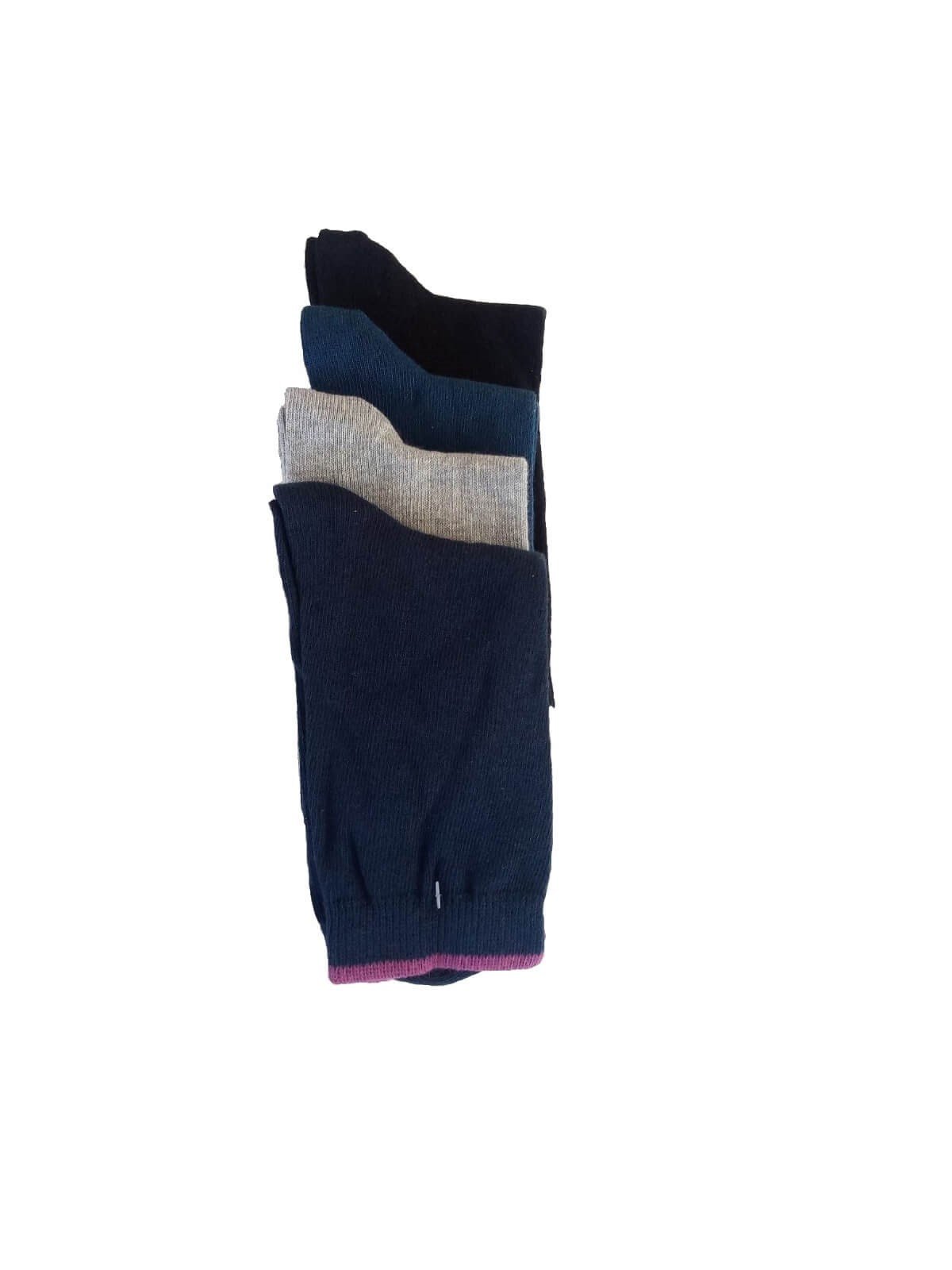 Moten Kadın Dikişsiz 4'lü Paket %95 Pamuk Soket Çorap