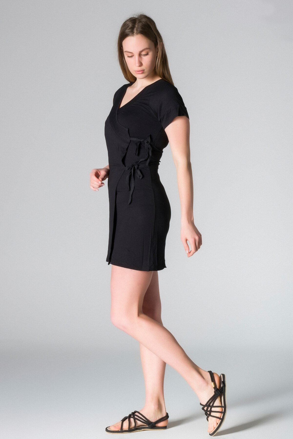 My Sea E-07 Kadın Yazlık Viskoz Elbise