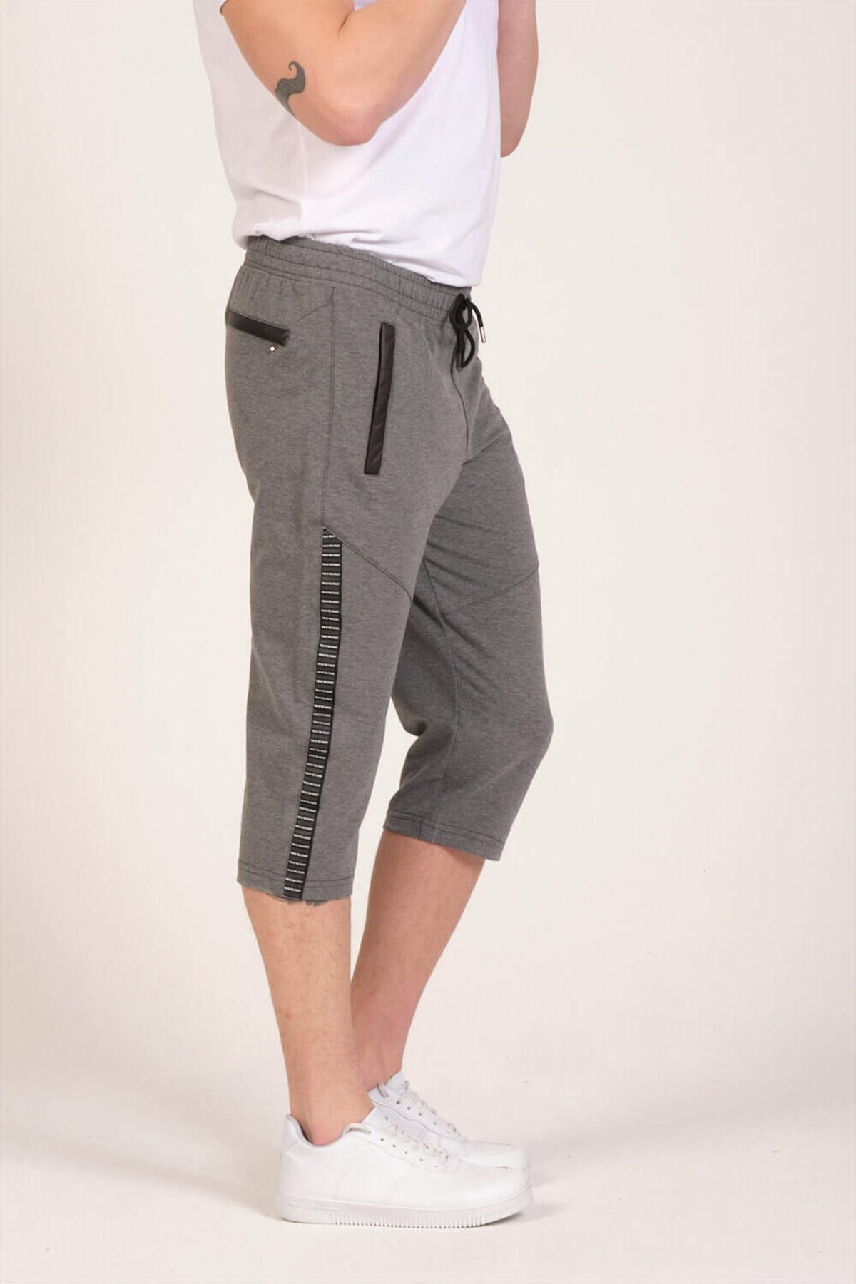 My Sea Erkek Spor Penye Kapri Şort PS-09