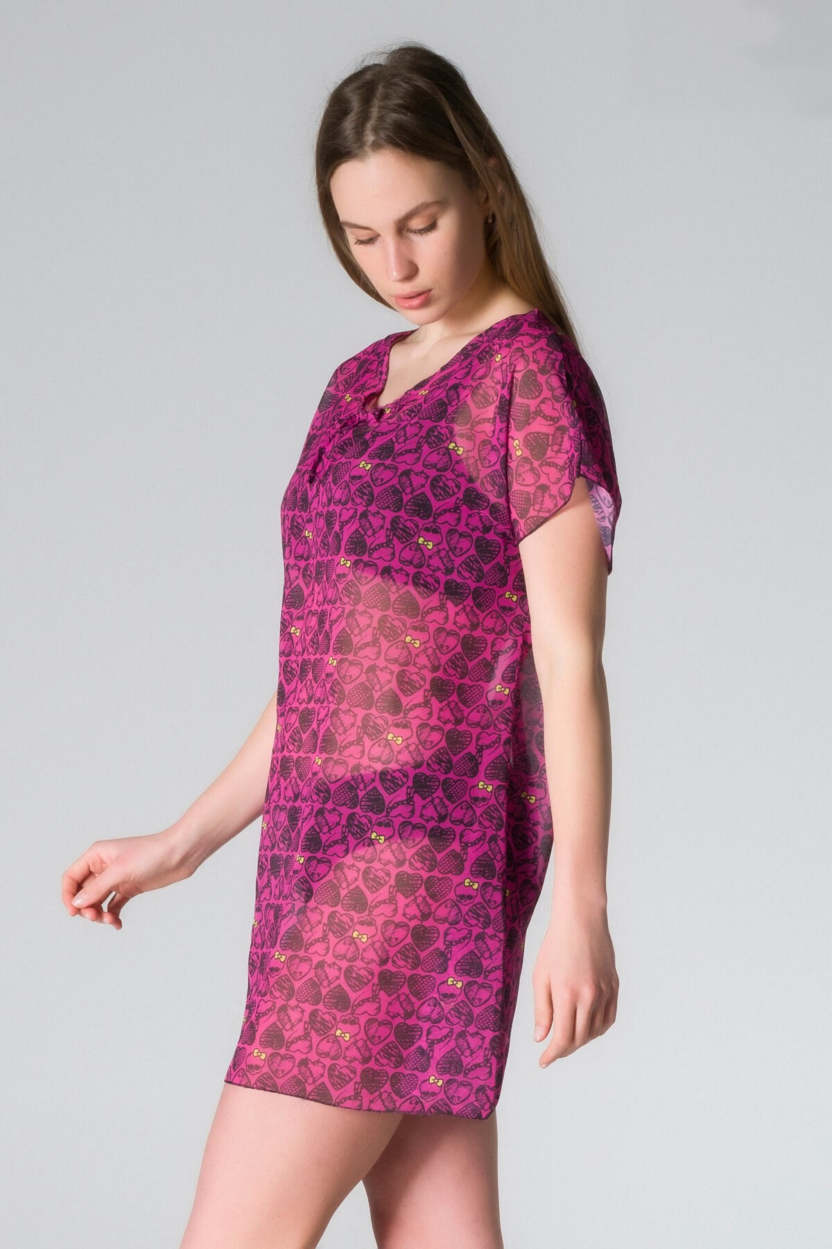 My Sea Kadın Deniz Plaj Pareo - Turuncu P-01