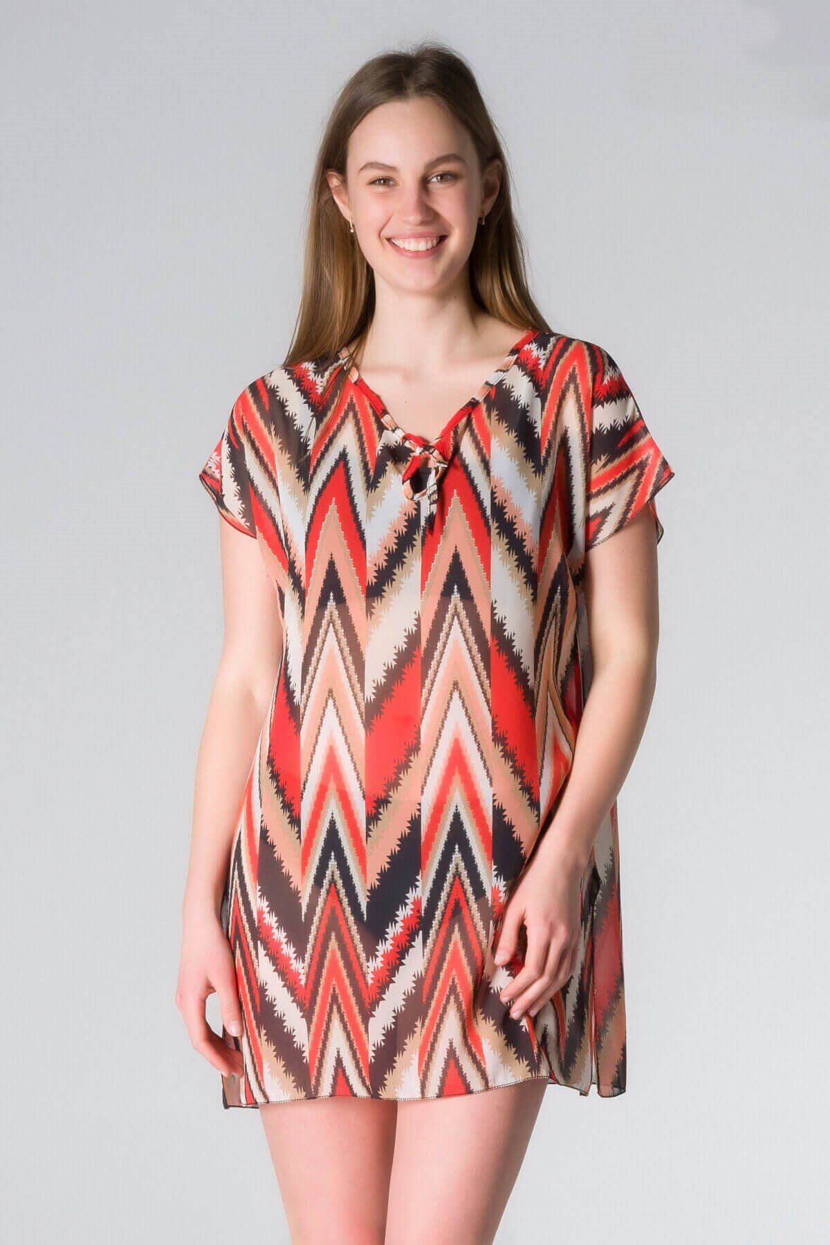 My Sea Kadın Deniz Plaj Pareo - Turuncu P-01