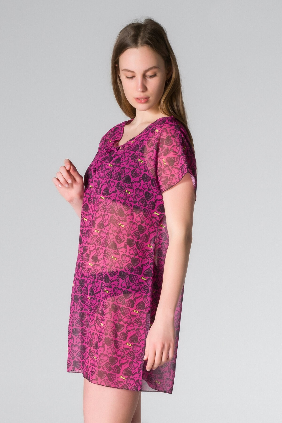 My Sea Kadın Deniz Plaj Pareo - Turuncu P-01