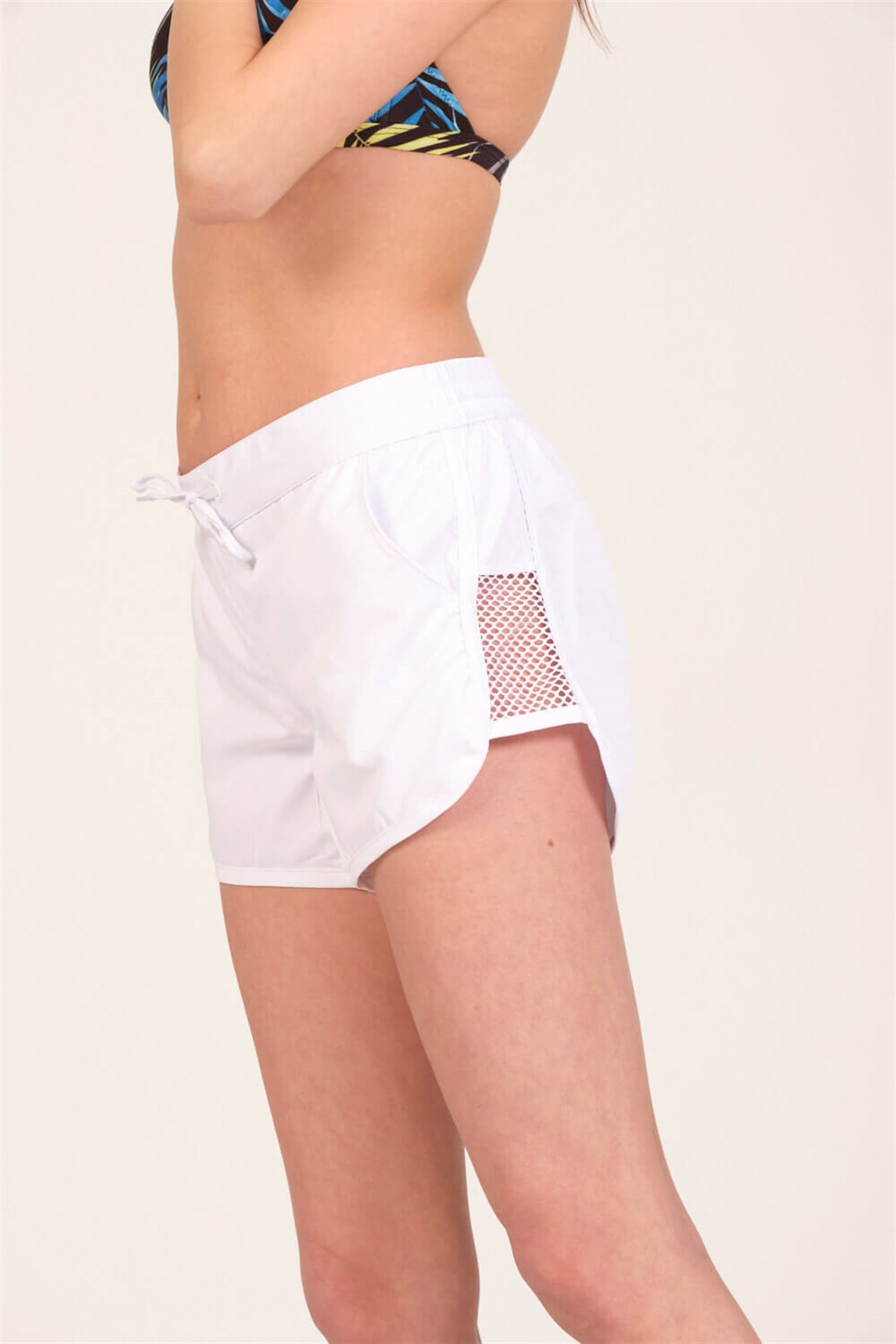 My Sea Kadın Yan Fileli Deniz Plaj Şortu BN-11