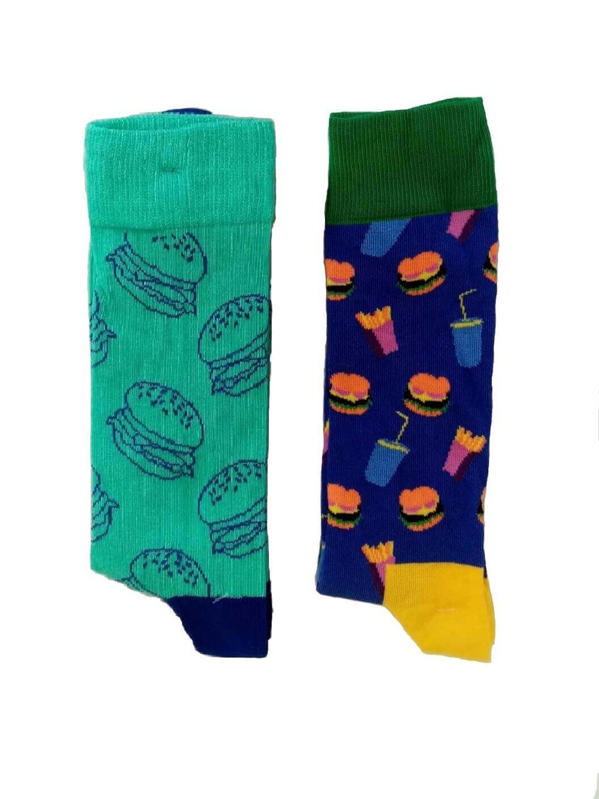 Neşeli Socks 2'li Paket 4 Mevsim Erkek Soket Çorap