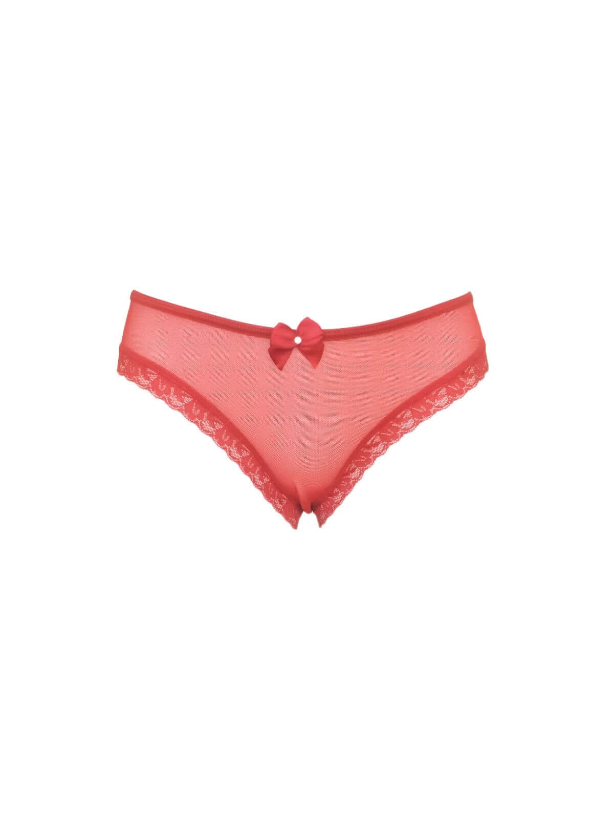 Papatya 03 Kırmızı Fantezi Dantel Detaylı Slip