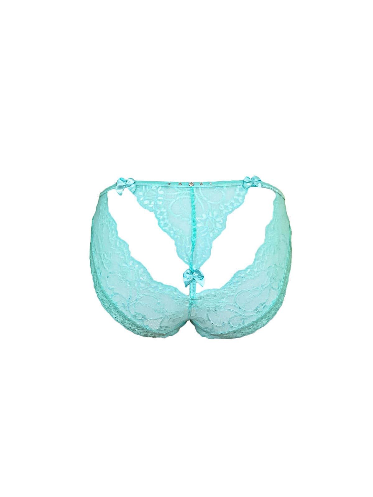 Papatya 08 Turkuaz Fantezi Dantelli Slip