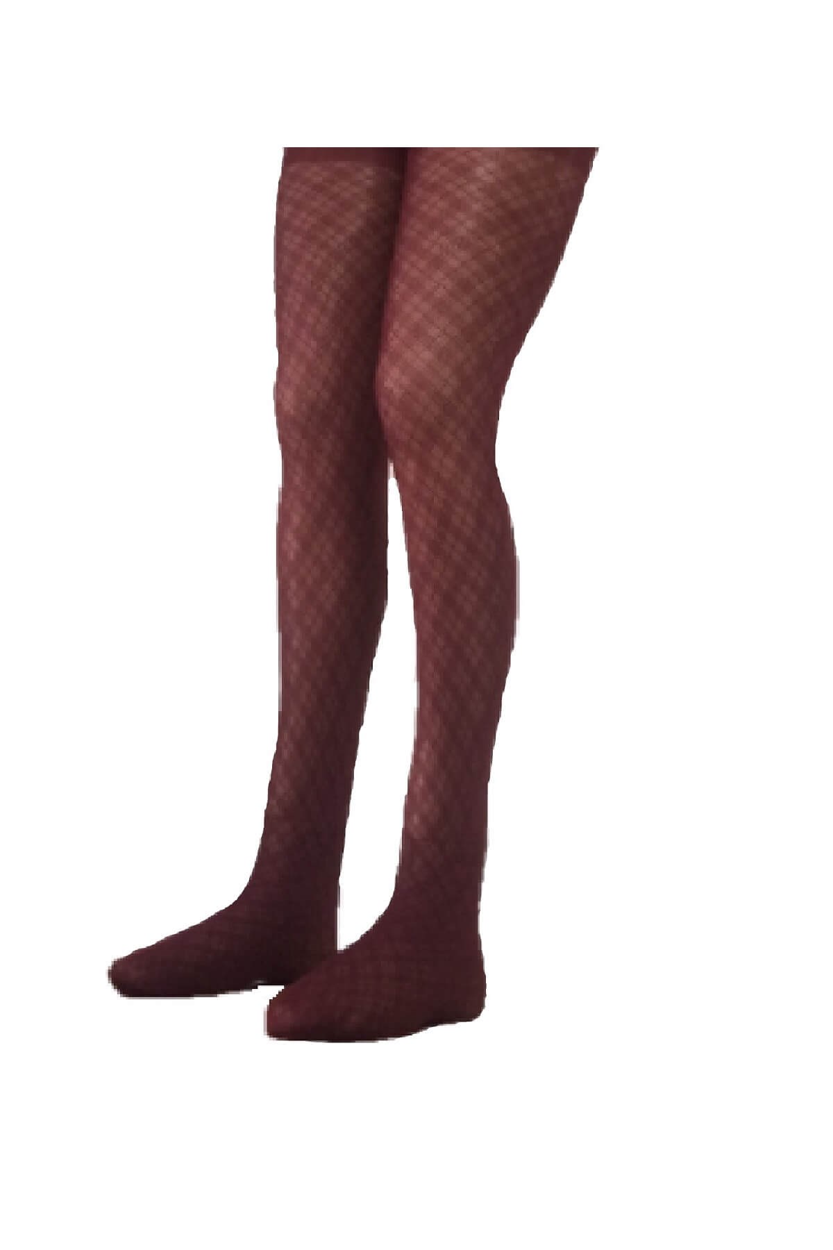 Penti Eliza Kadın Micro 50 Denye Desenli Külotlu Çorap - Bordo