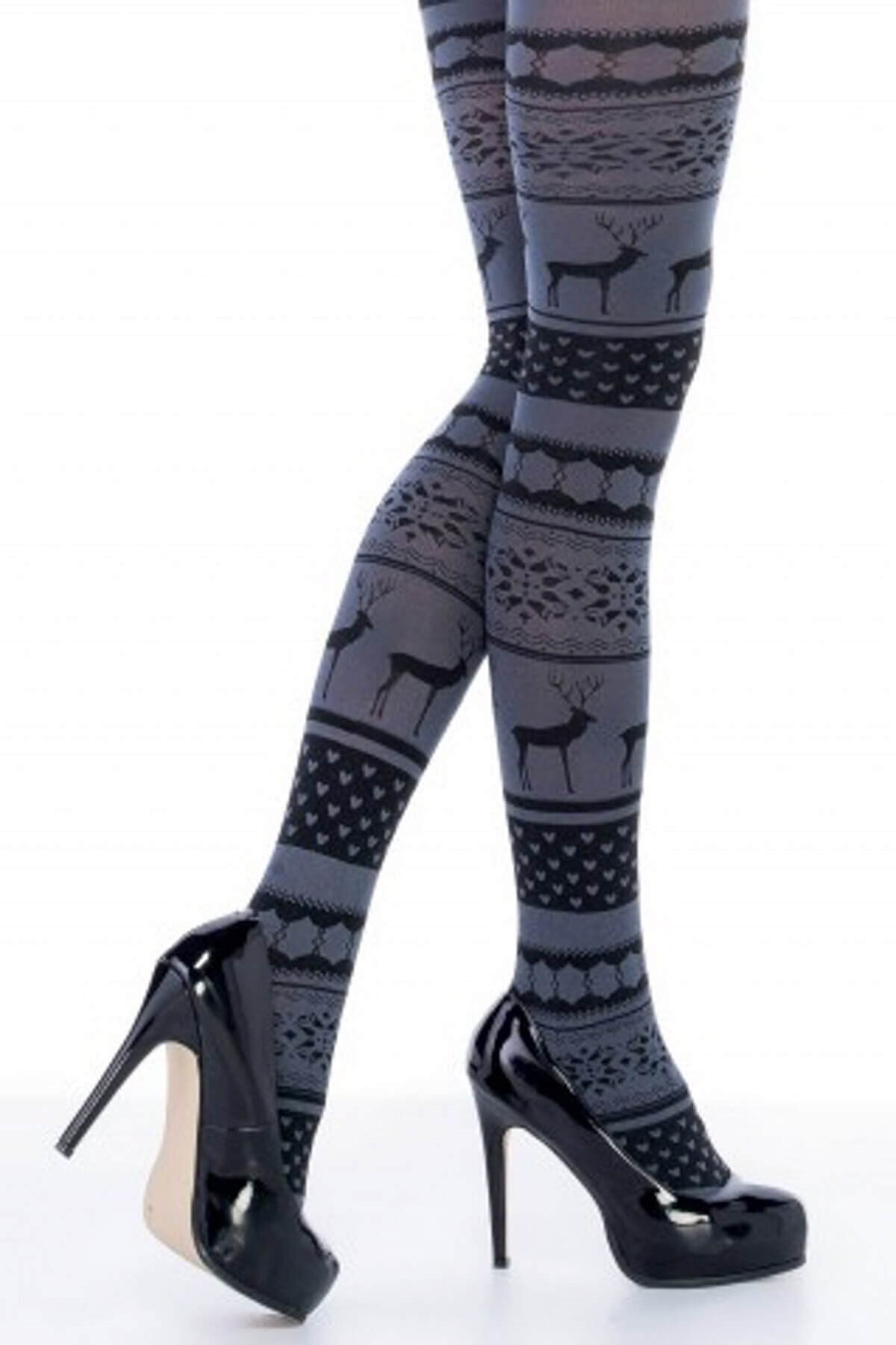 Penti Emilly 40 Den. Desenli Külotlu Çorap