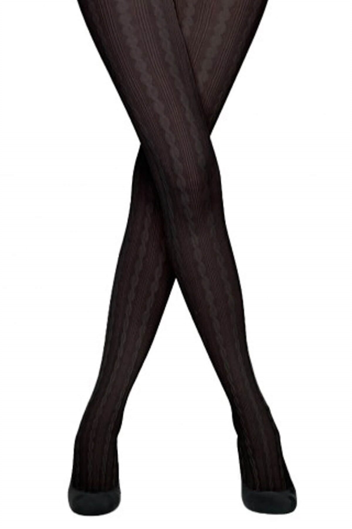 Penti Marlen Kadın Micro 70 Denye Desenli Külotlu Çorap - Lacivert