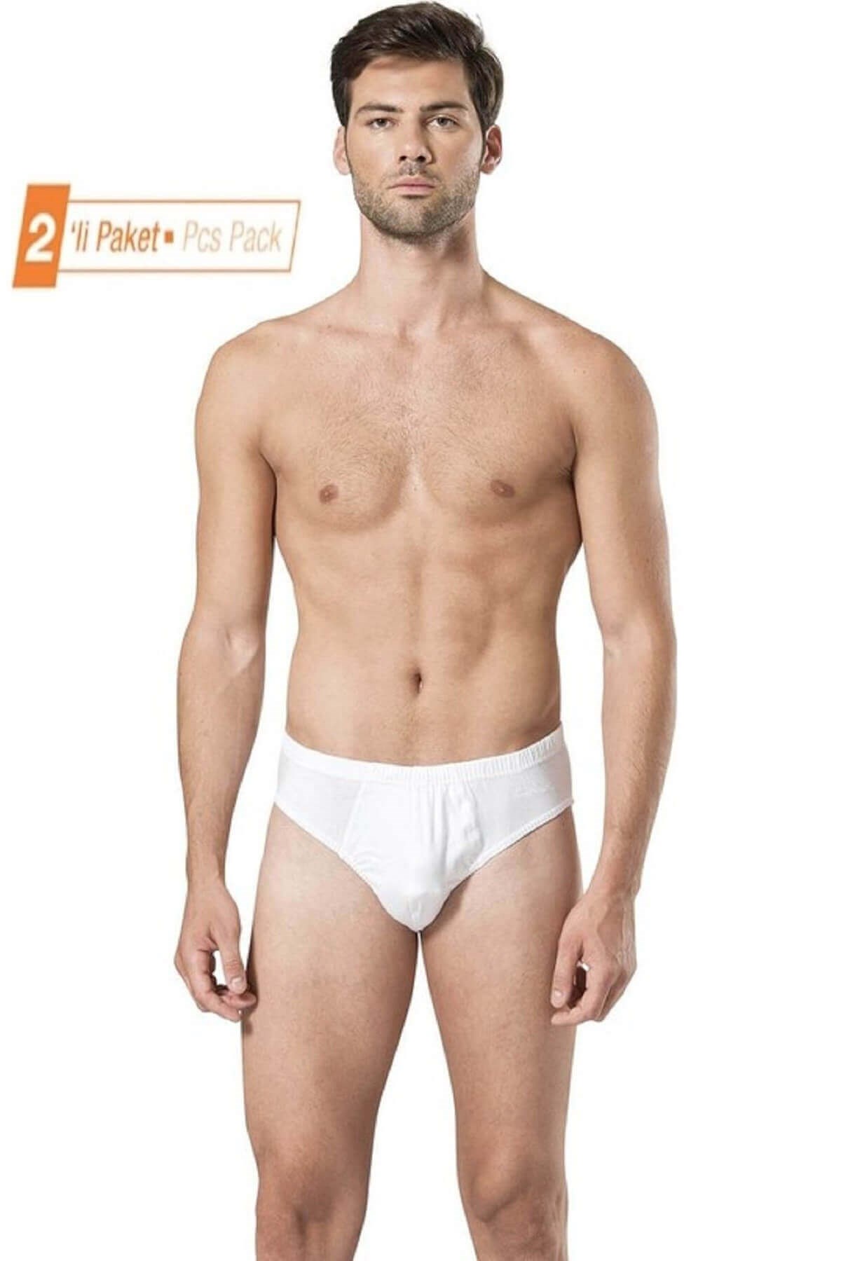 Pierre Cardin %100 Pamuklu 2'li Ekonomik Paket Erkek Slip