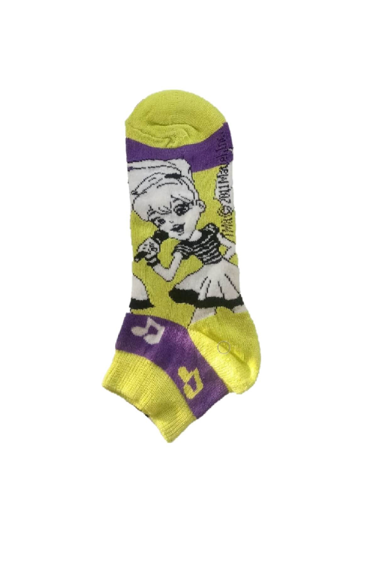 Polly - Lisanslı Çizgi Film Karakter Baskılı 4 Mevsim Soket Çorap