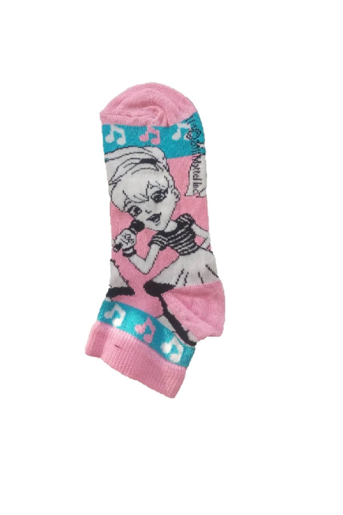 Polly - Lisanslı Çizgi Film Karakter Baskılı 4 Mevsim Soket Çorap