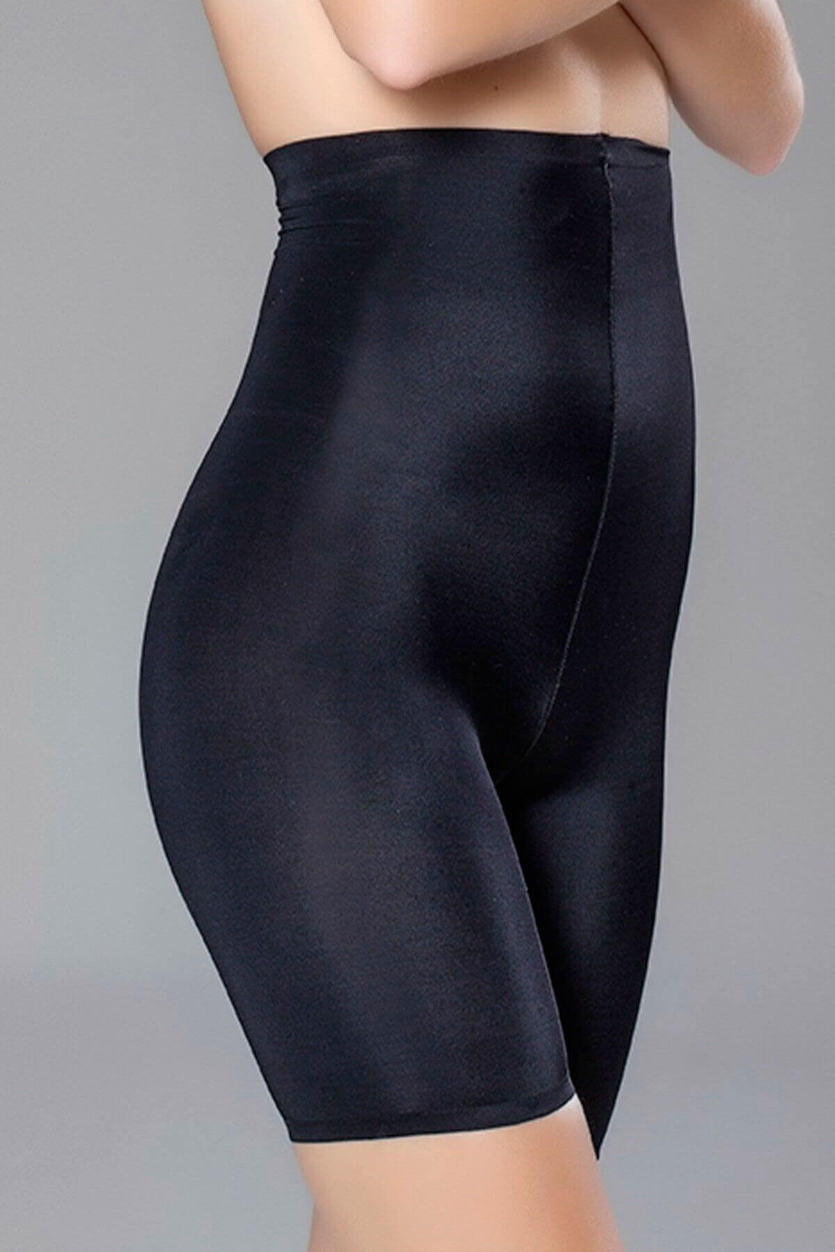 WO&Gİ Kadın Polyamid Lazer Kesim Yüksek Bel Paçalı Korse