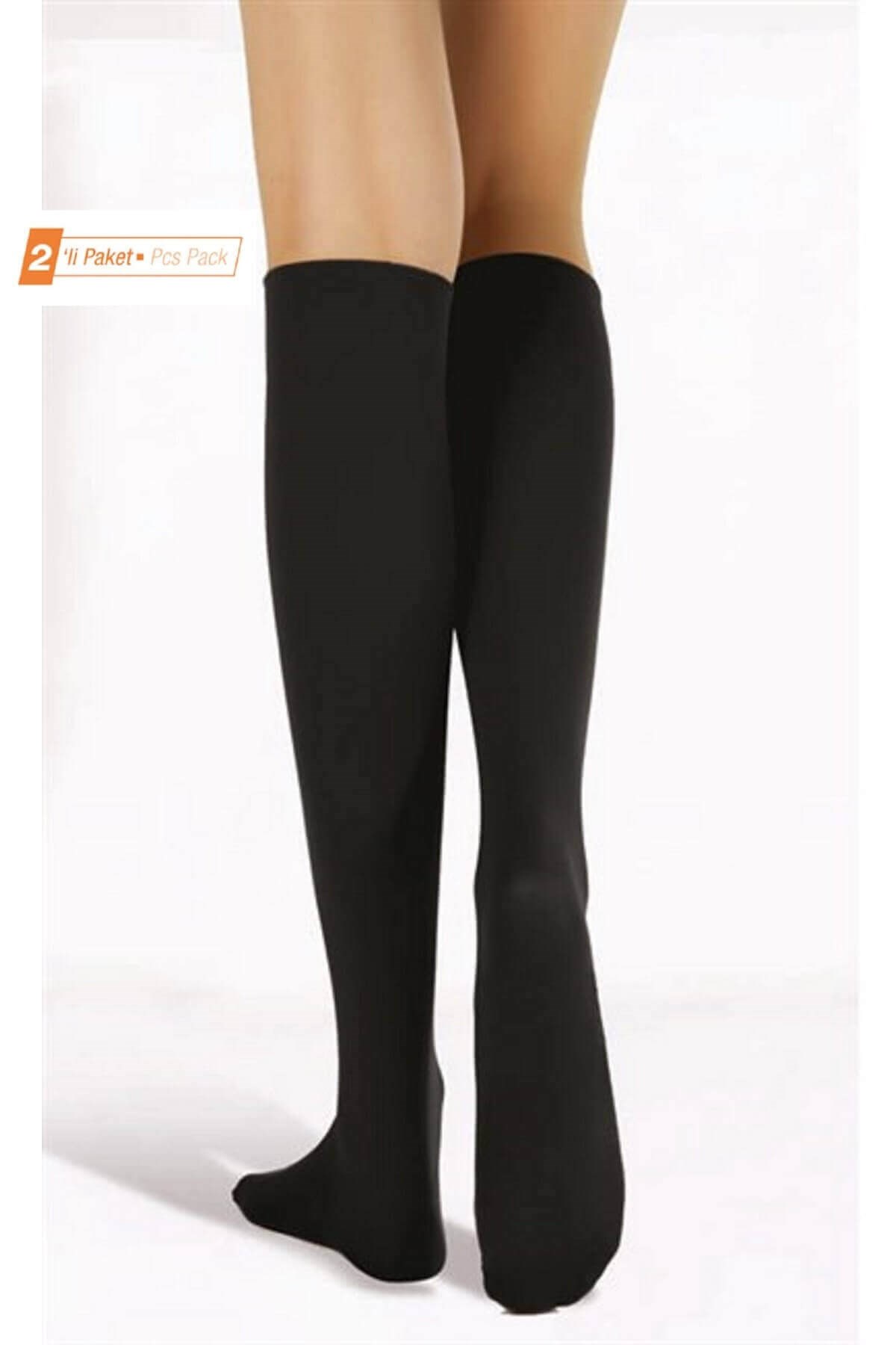 YILDIZ Kadın %86 Yün 2'li Paket Dizaltı Çorap