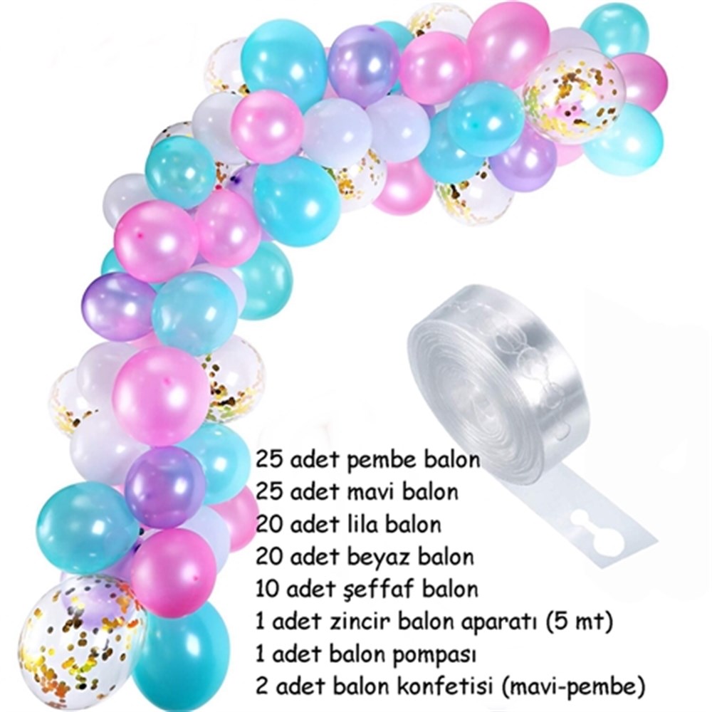 Zincir Balon Seti