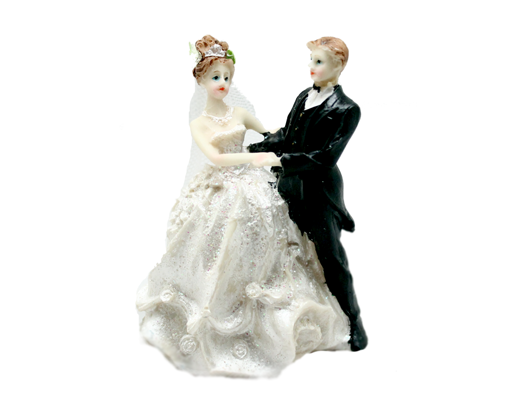 Gelin Damat Figürlü Biblo 12 Cm 50'li