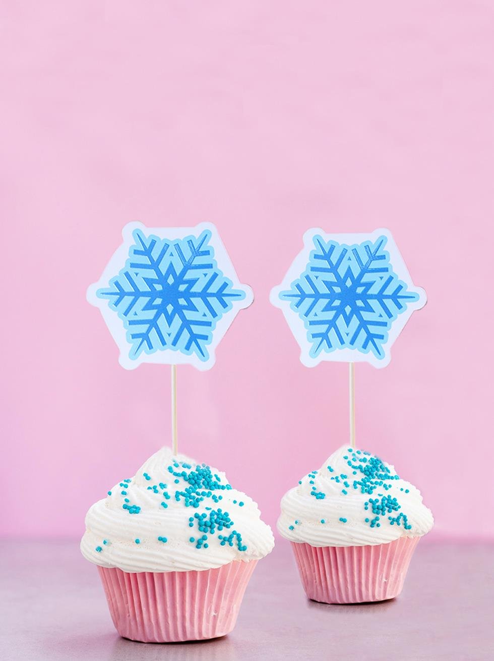Kartanesi Frozen Temalı Kürdan Figürlü Pasta Süsü Cupcake Kürdanı 10'lu