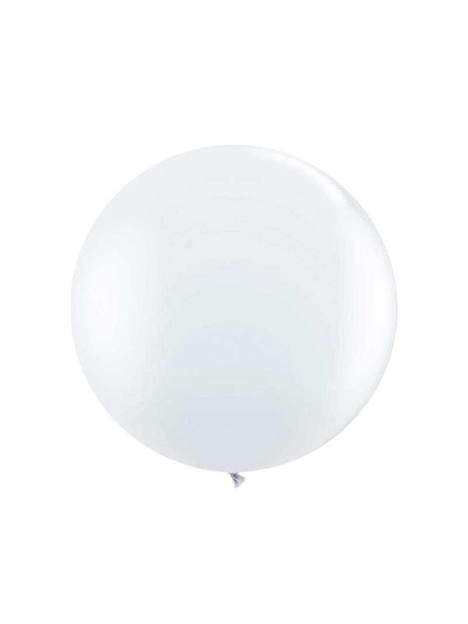 Jumbo Balon Beyaz Parti Balonu 18 inc 45 cm 25'li