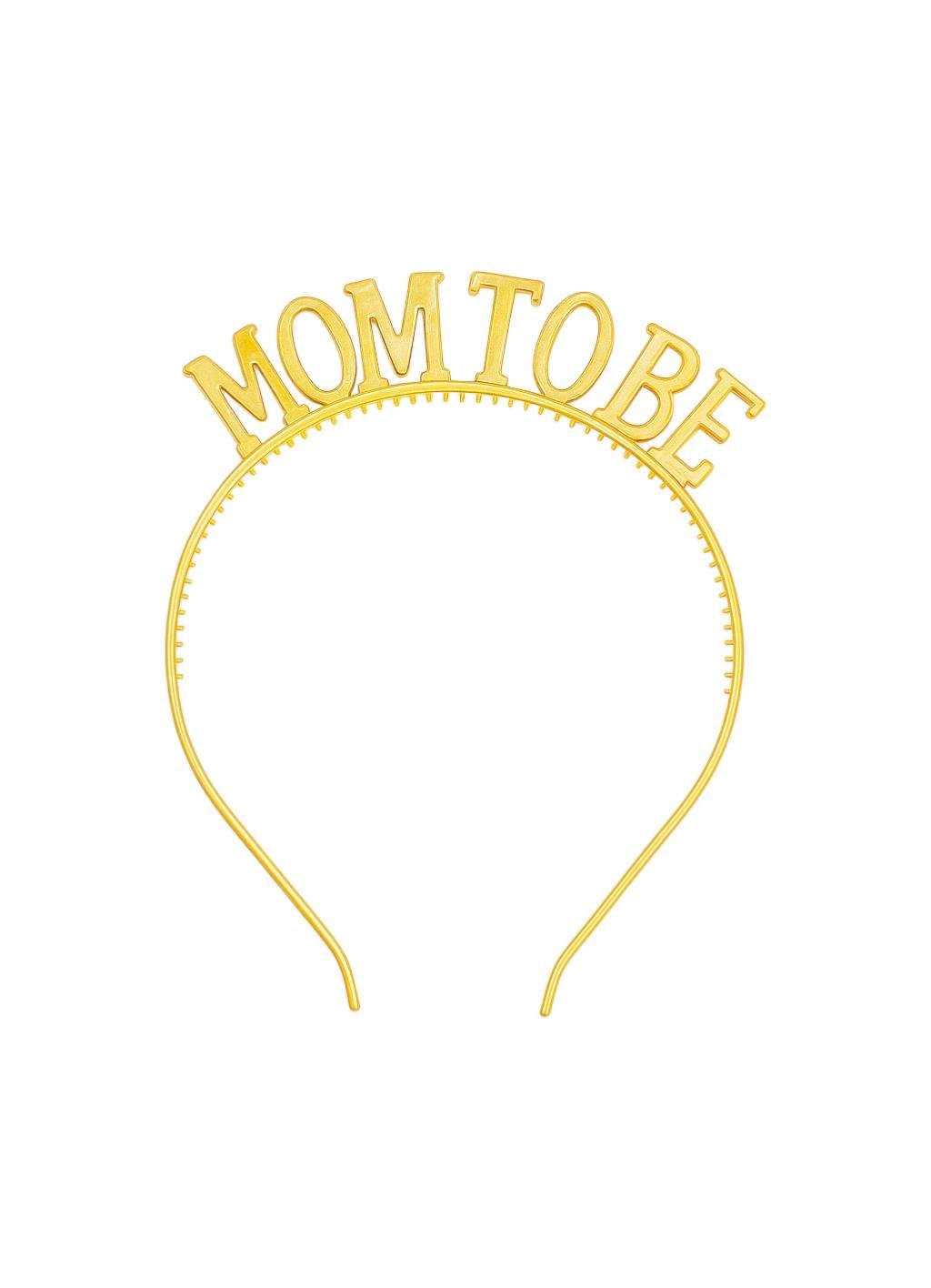 Mom To Be Taç Mika Plastik Baby Shower Tacı Gold