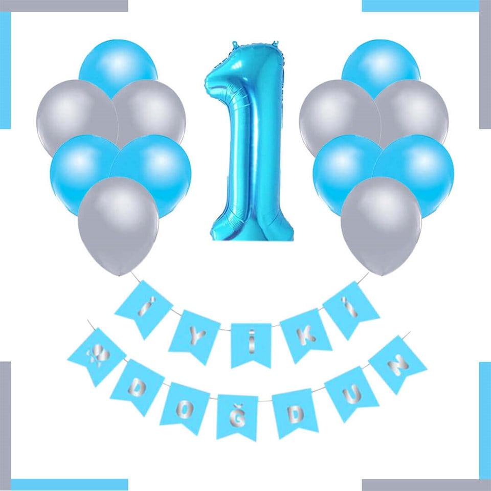 1 Yaş Mavi Set