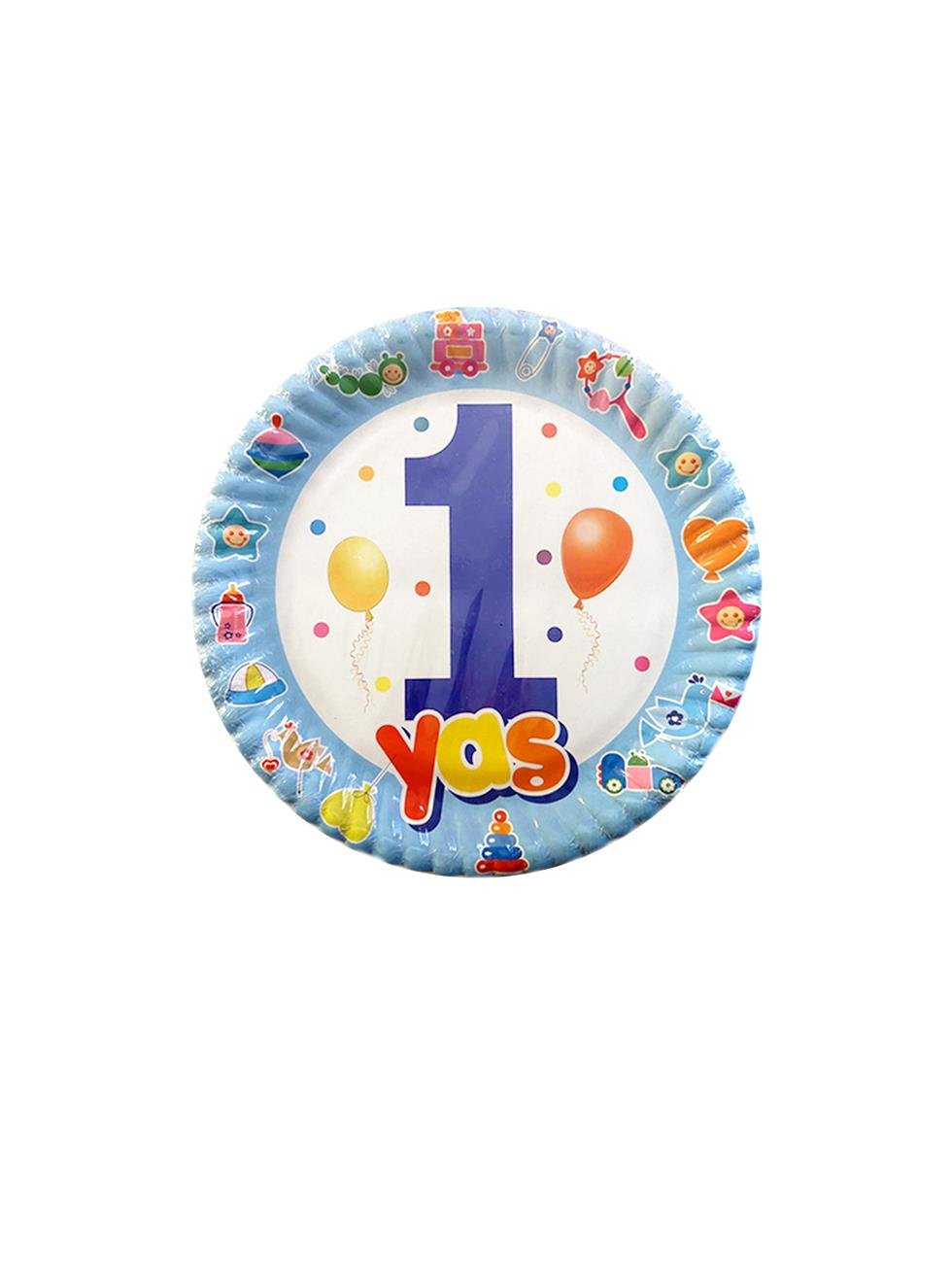 1 Yaş Tabak Erkek - 1 Yaş Doğum Günü | Parti Adresi