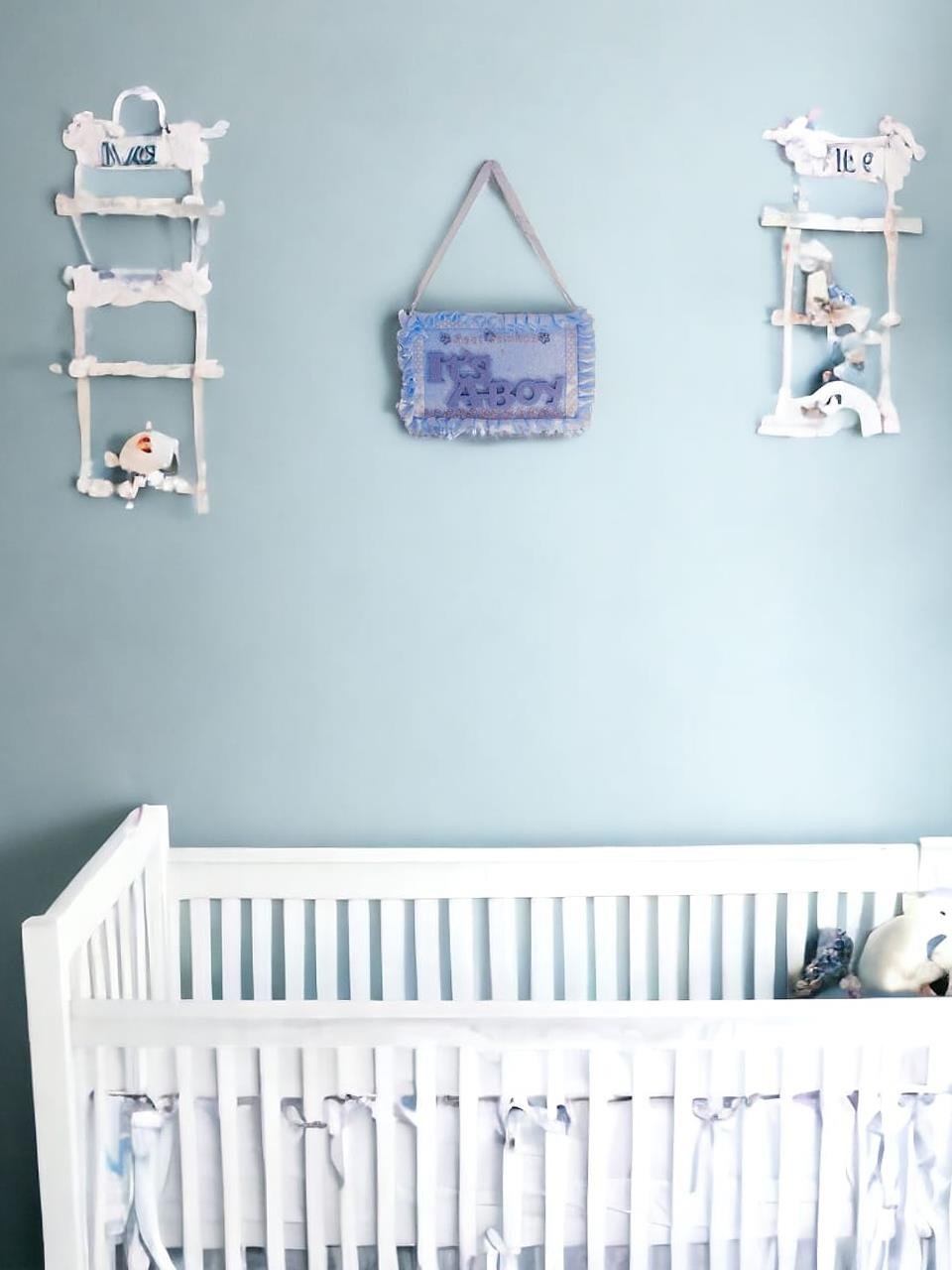 It'S a Boy Strafor Mini Yazı Mavi