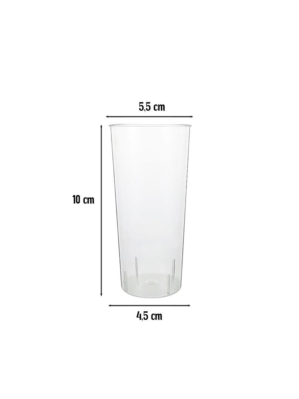 Plastik Kokteyl Bardağı Şeffaf 80 cc 6'lı