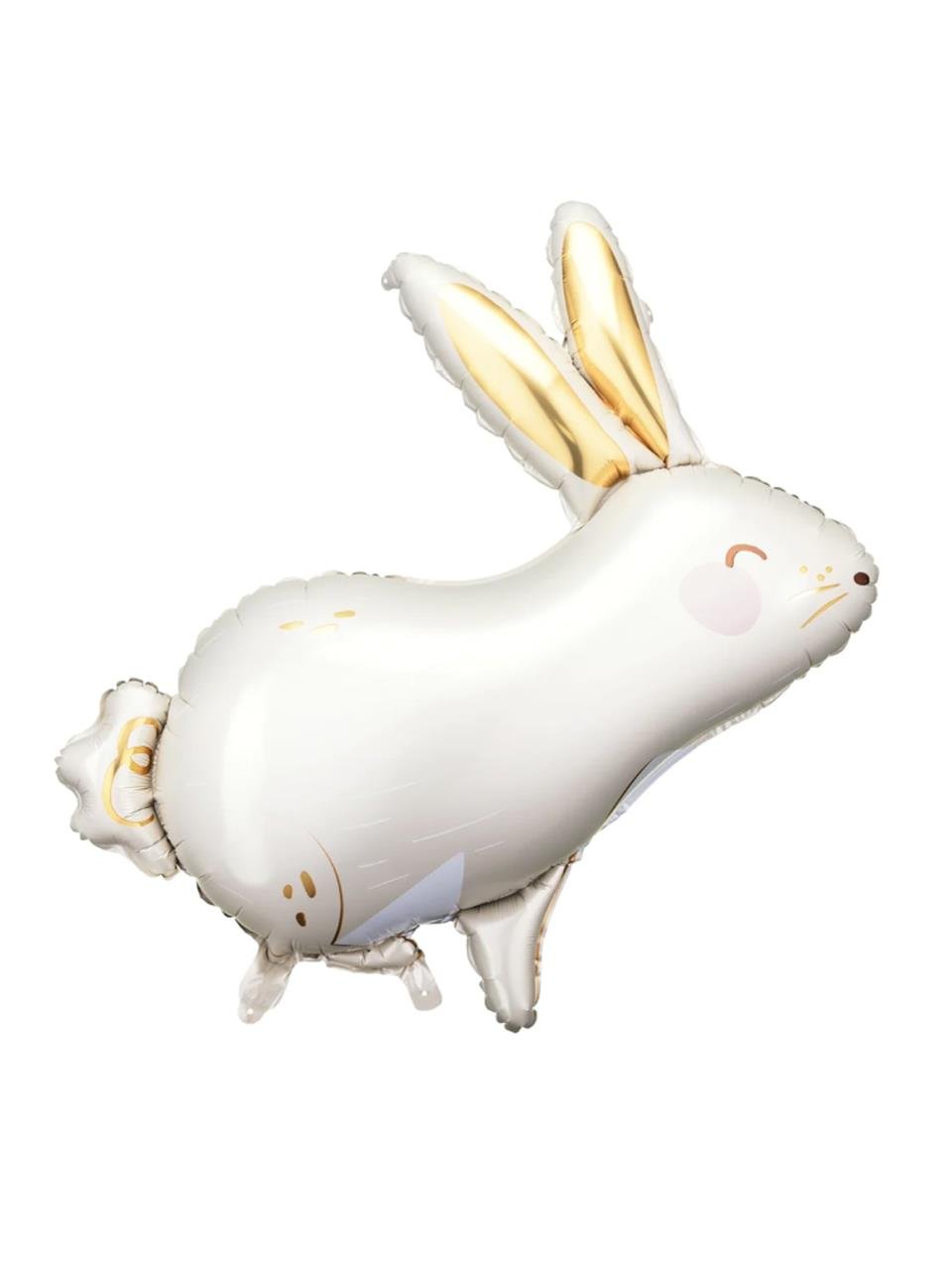 Beyaz Tavşan Folyo Balon Doğum Günü Parti Balonu 80 cm
