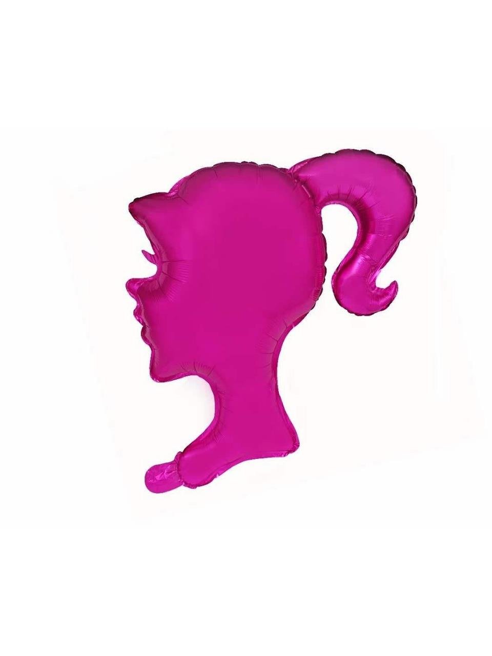 Barbie Temalı Folyo Balon Pembe Kız Parti Balonu 62 cm